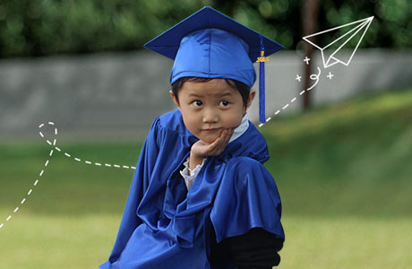 Kindergarten and Preschool Graduation Caps, Gowns, Tassels and Accessories
