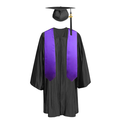 Plain Graduation Stole 50" Length Preschool Kids Graduation Gowns Kindergarten Graduation Uniform Gowns And Caps-CA graduation