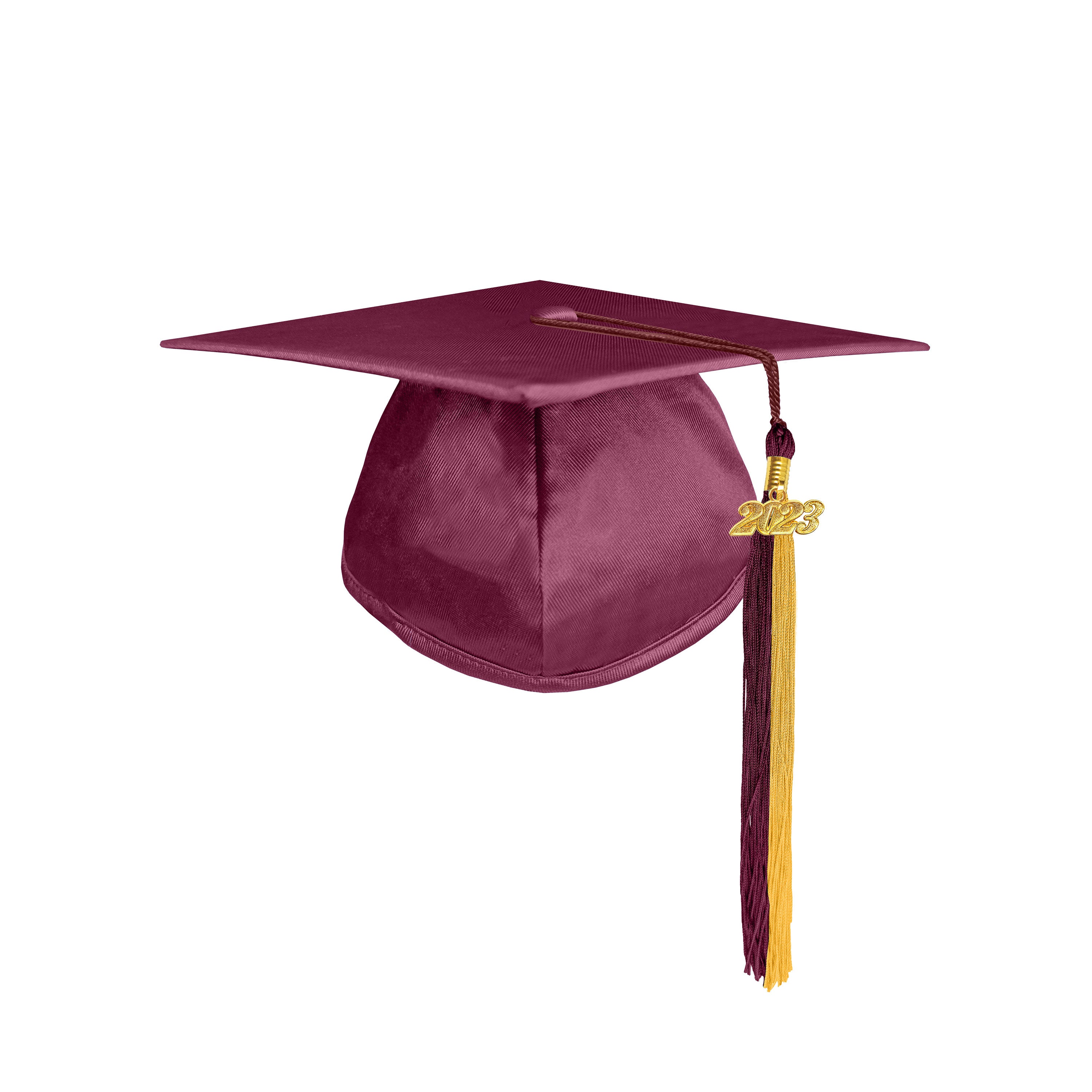 Shiny Graduation Cap with Graduation Coloured Tassel Year Charm Date for Home School | Preschool | Kindergarten-CA graduation