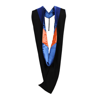 Classic Master Graduation Gown And Colorful tassel Caps & Master Graduation Hood in Various Color-CA graduation