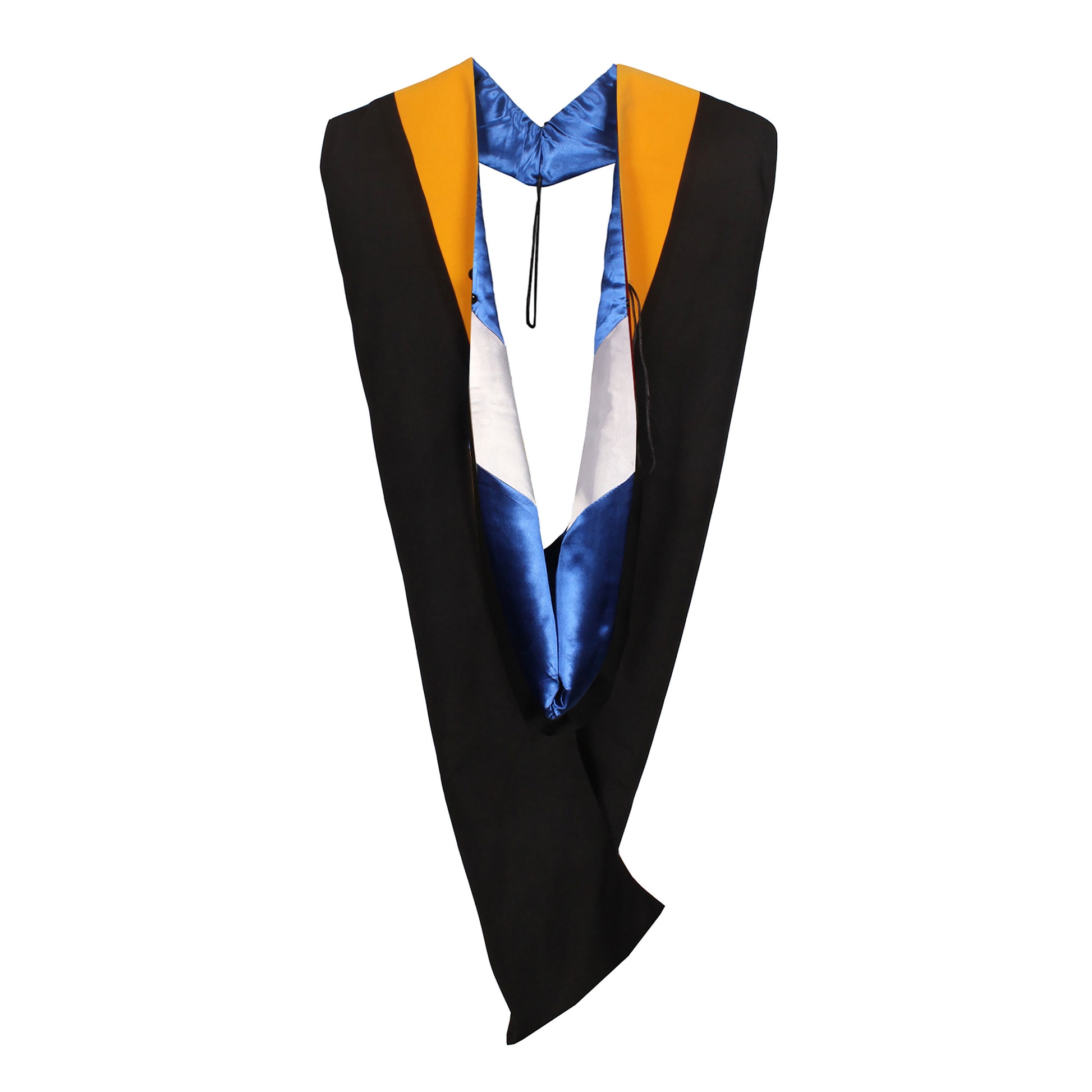 Deluxe Master Graduation Gown Cap with Tassel & Master Graduation Hood in Various Color-CA graduation