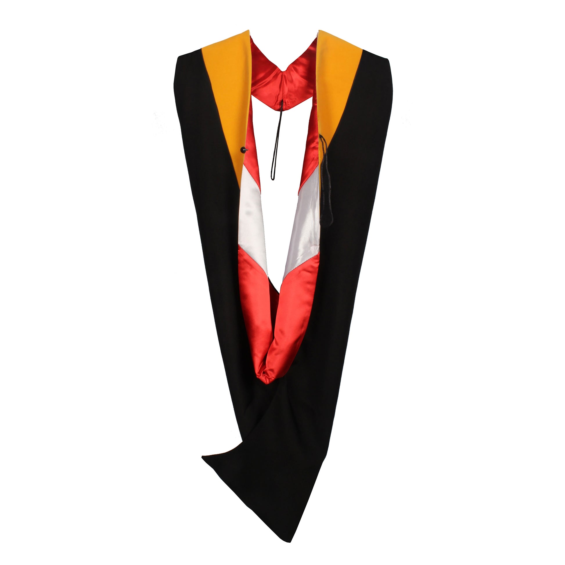 Deluxe Master Graduation Gown Cap with Tassel & Master Graduation Hood in Various Color-CA graduation