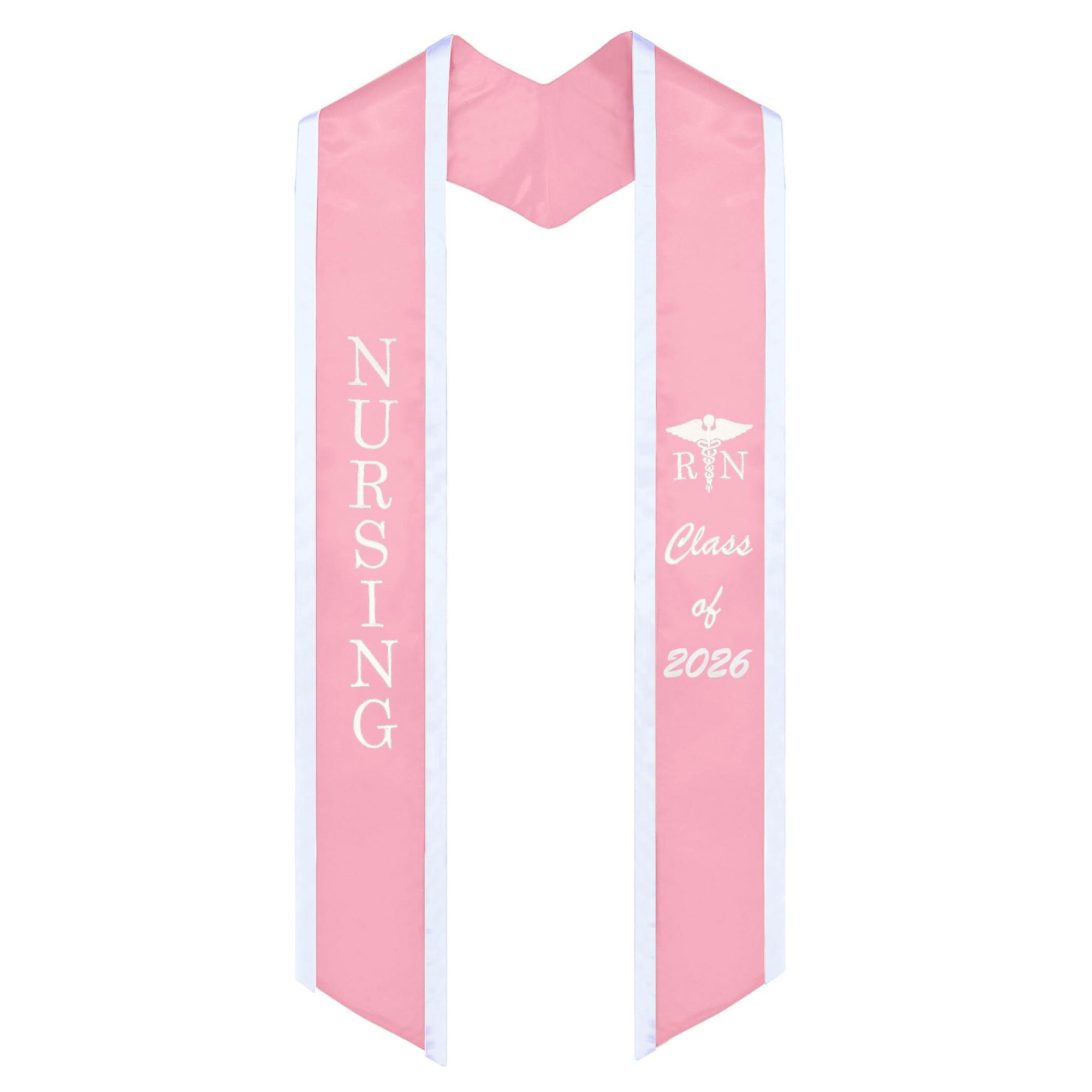 Unisex Adult Nursing Graduation Stoles Class of 2026 Sashes with Medical Logo-CA graduation