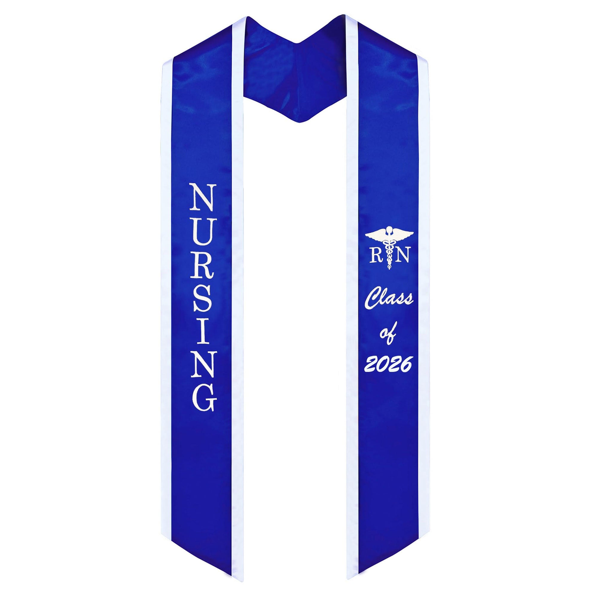 Unisex Adult Nursing Graduation Stoles Class of 2026 Sashes with Medical Logo-CA graduation