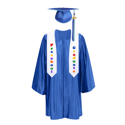 Preschool Kids Graduation Gowns Kindergarten Graduation Uniform Gowns And Caps with Colorful tassels-CA graduation