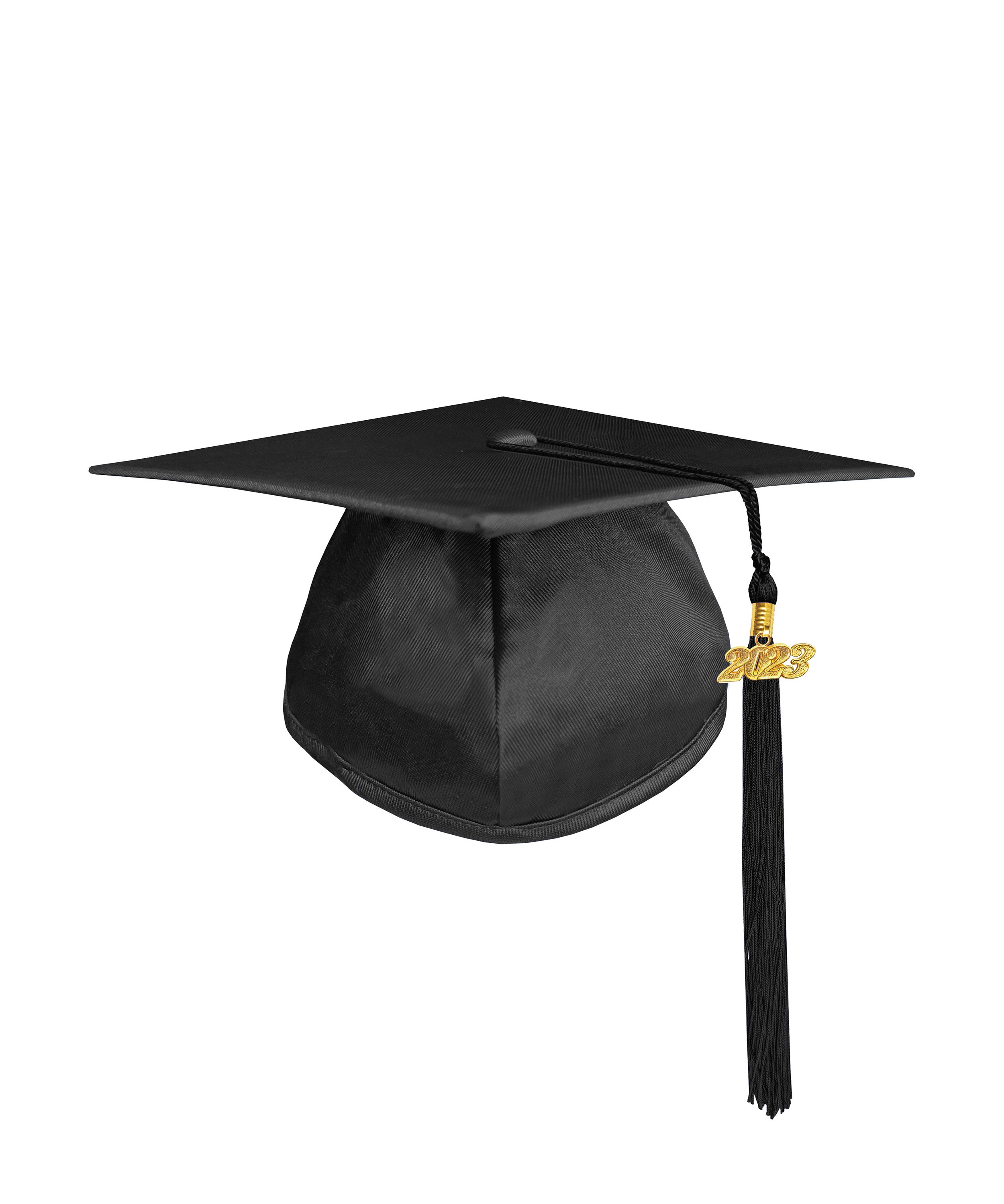 Shiny Graduation Cap with Tassel Charm 2023|2024 for Middle & High School | Bachelor & Master Degree-CA graduation