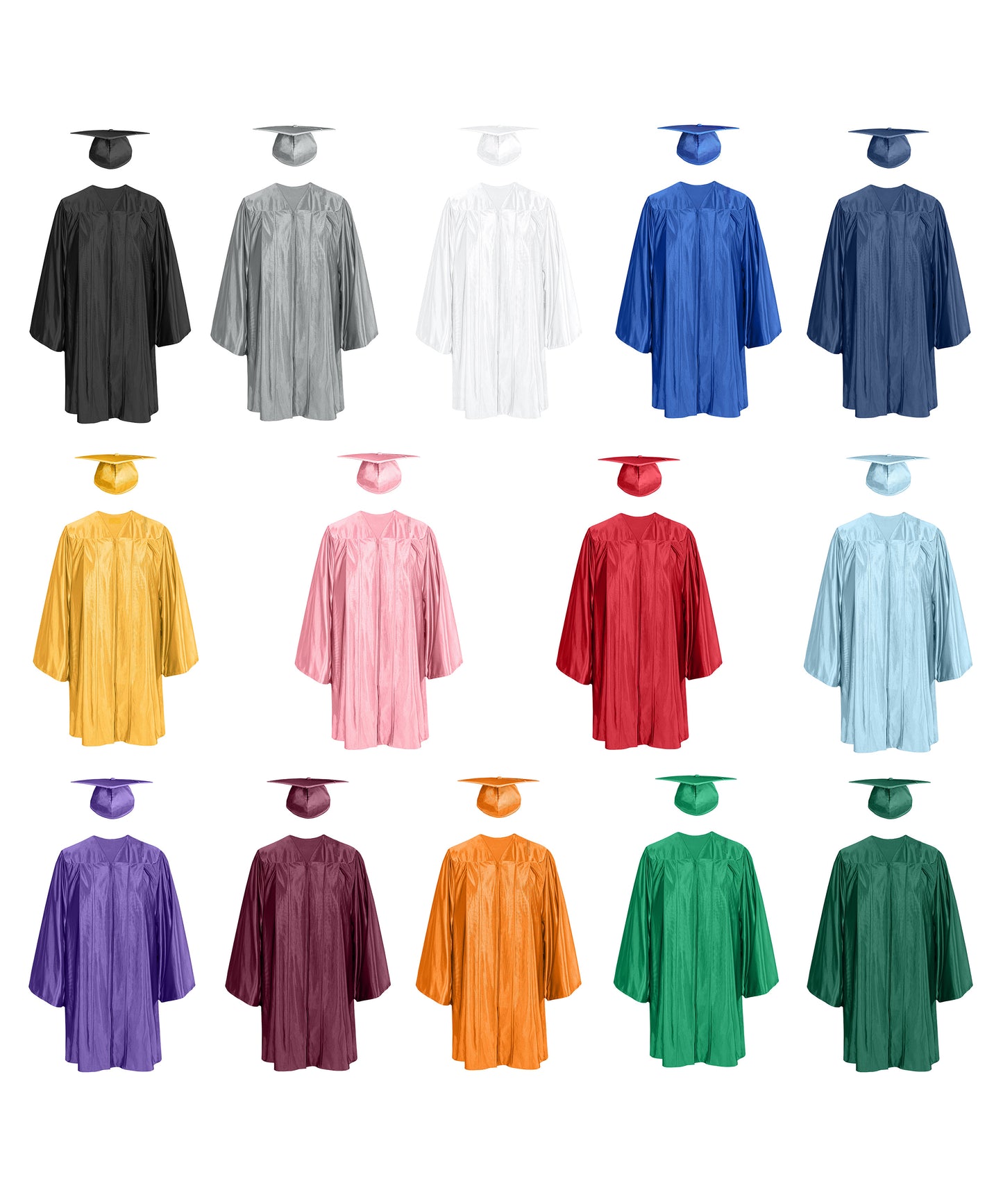 Plain Graduation Stole 50" Length Preschool Kids Graduation Gowns Kindergarten Graduation Uniform Gowns And Caps-CA graduation