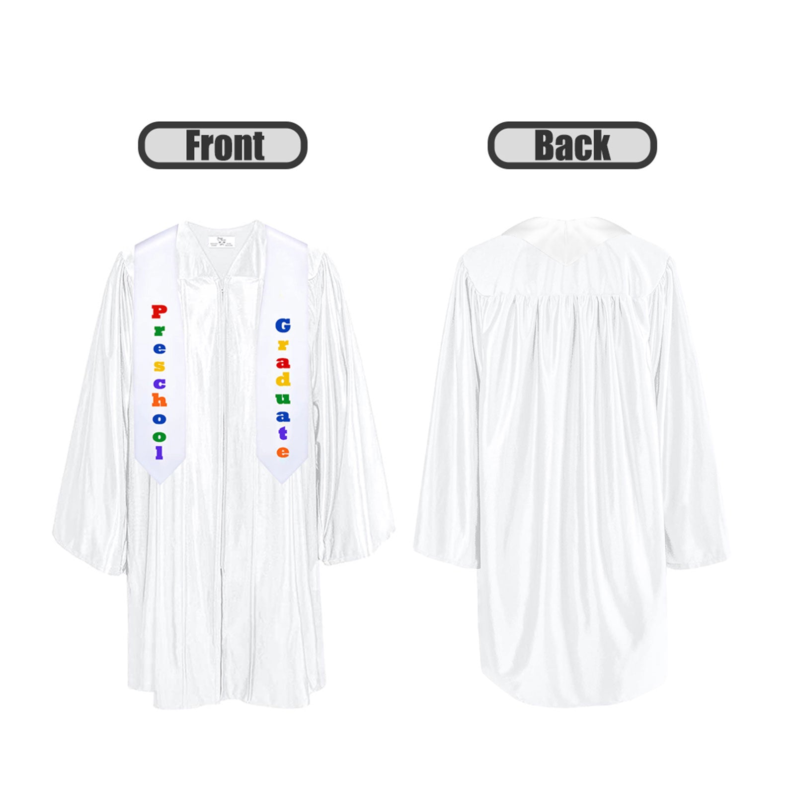 Shiny Kindergarten Graduation Cap, Gown, Stole & Diploma Package-CA graduation