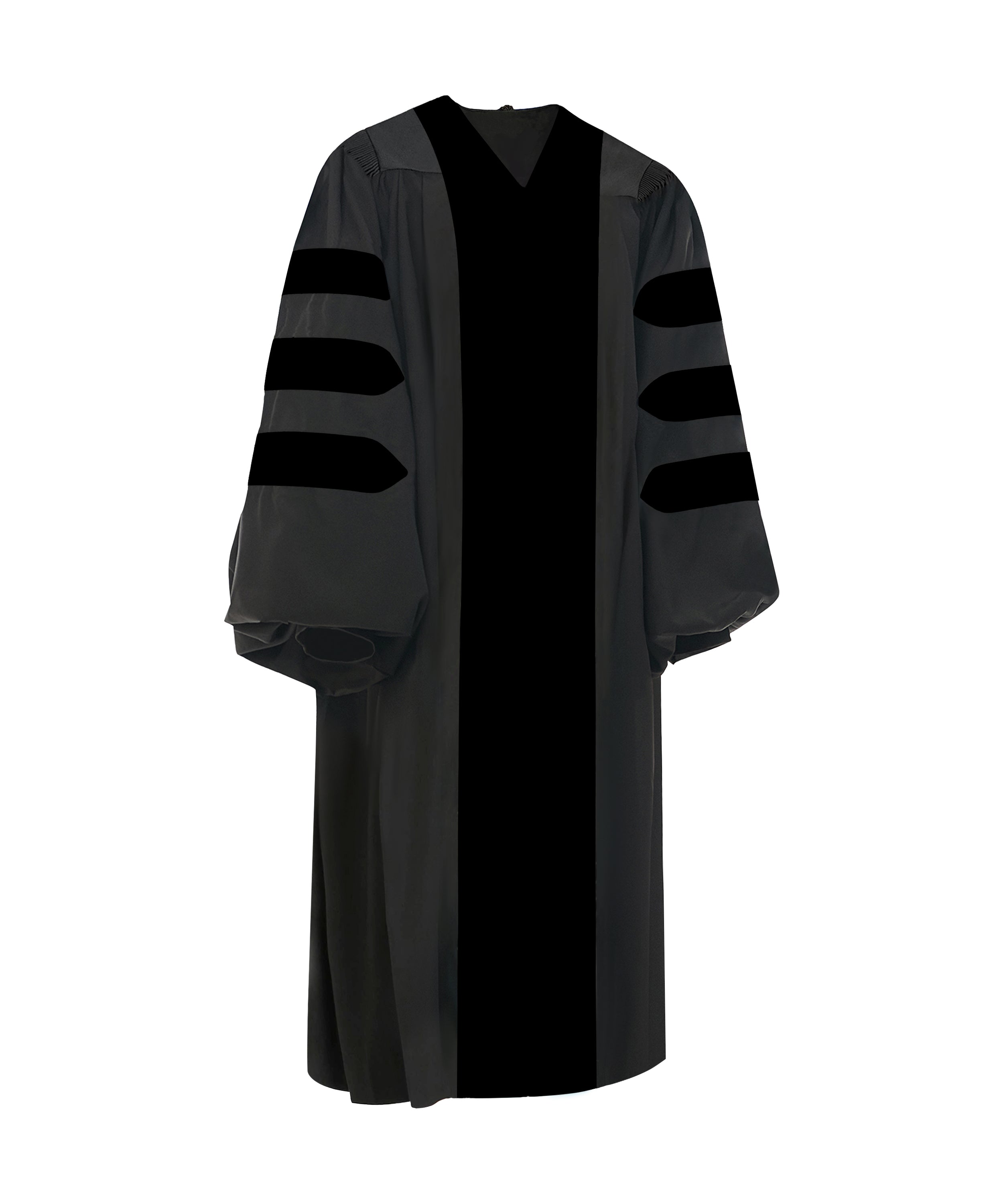 Deluxe Doctoral / PhD Graduation Gown No Piping-CA graduation