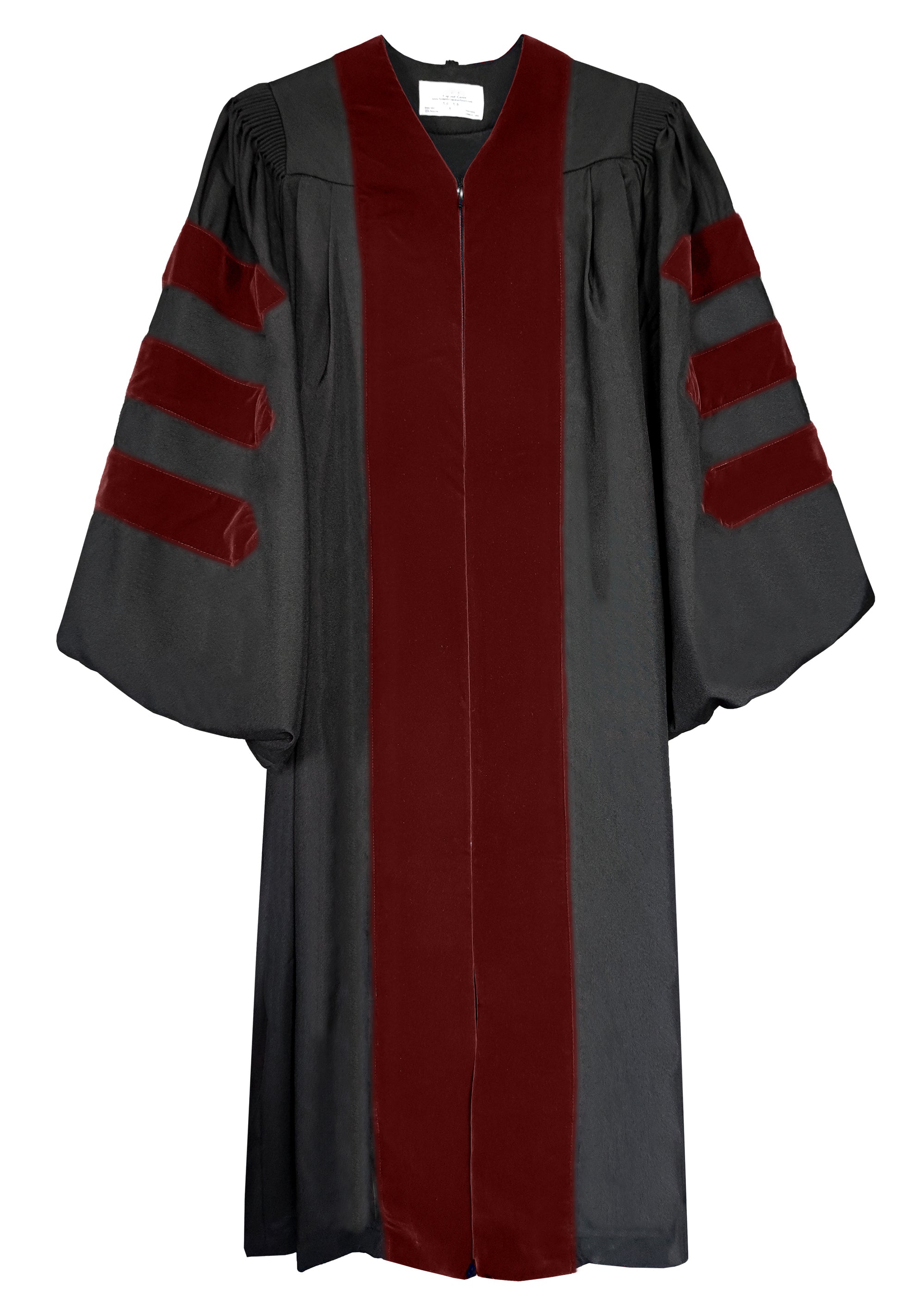 Deluxe Doctoral/PHD Graduation Gown NO piping-CA graduation