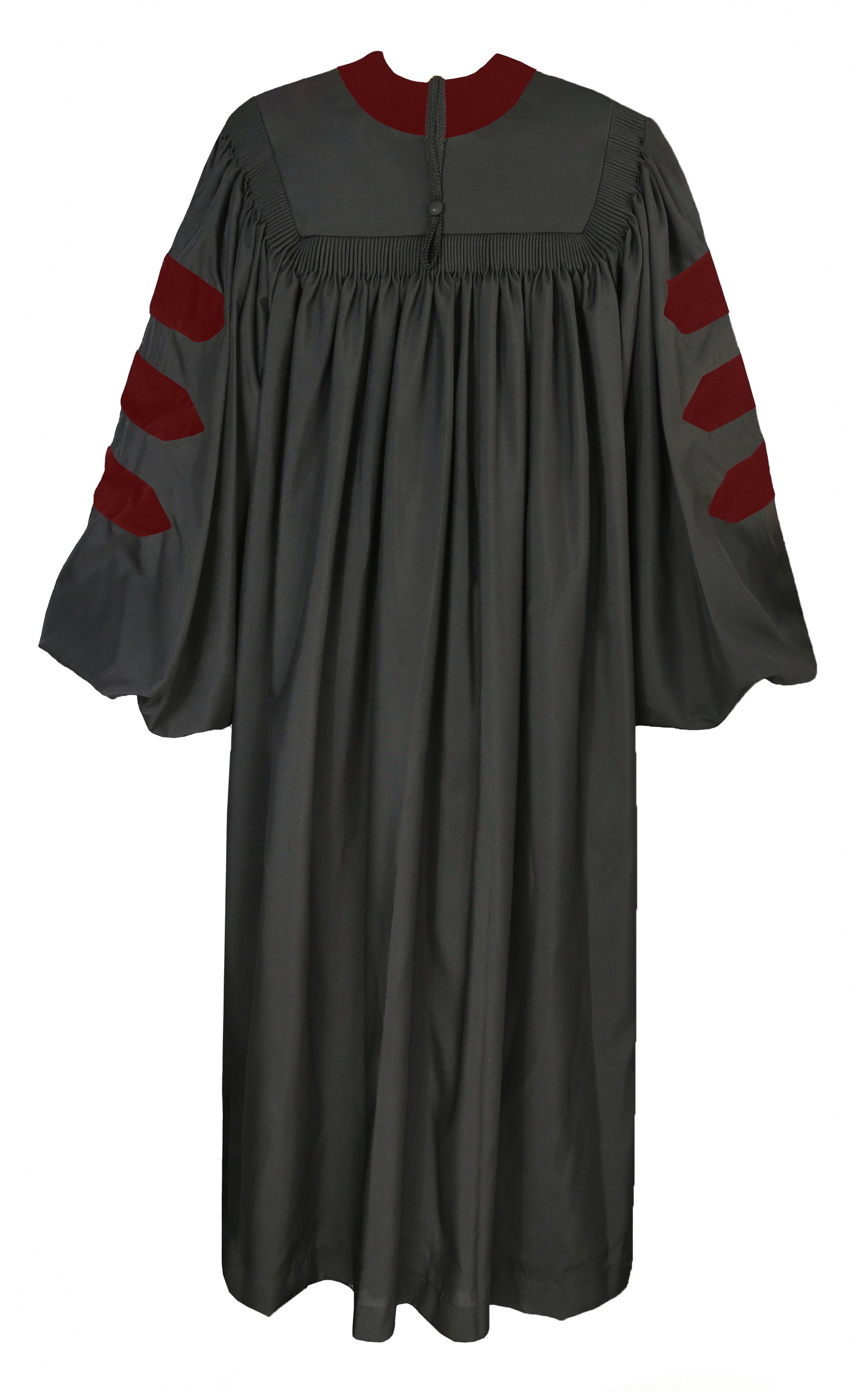 Deluxe Doctoral/PHD Graduation Gown NO piping-CA graduation