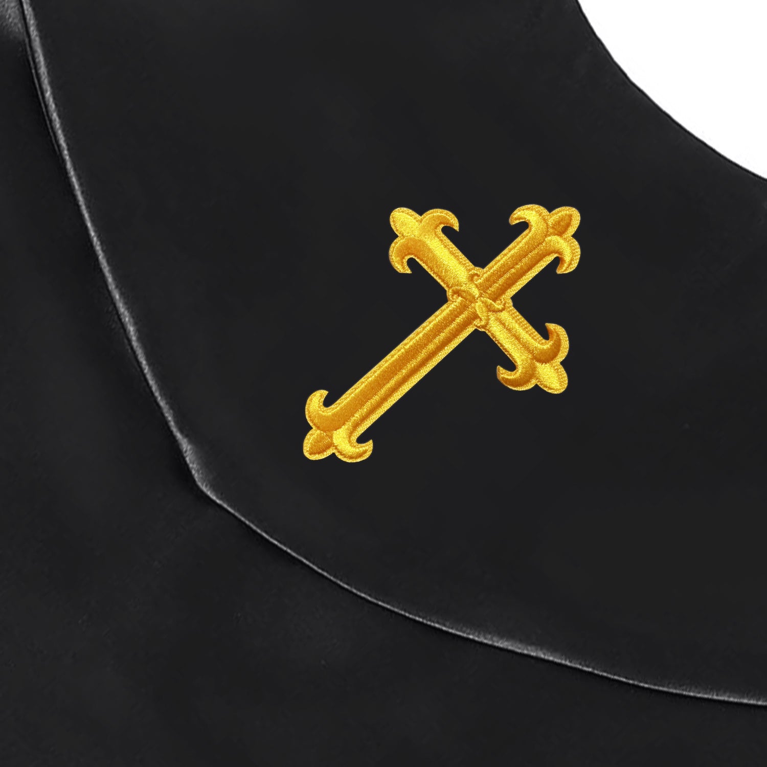 Unisex V Shape Choir Stole with Cross-CA graduation