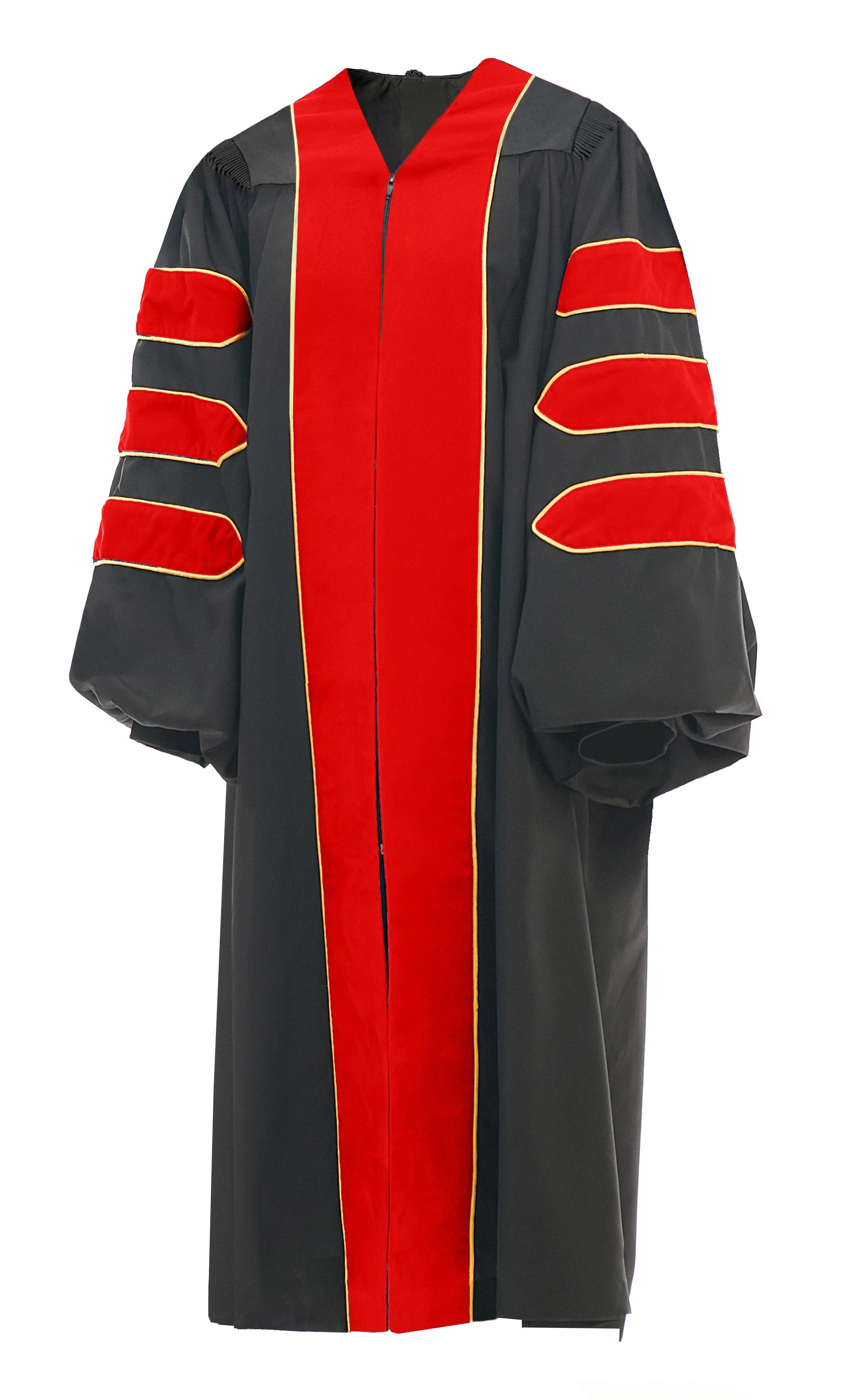 Deluxe Doctoral Graduation Gown/Doctoral Tam Package Rich in Color & Size-CA graduation