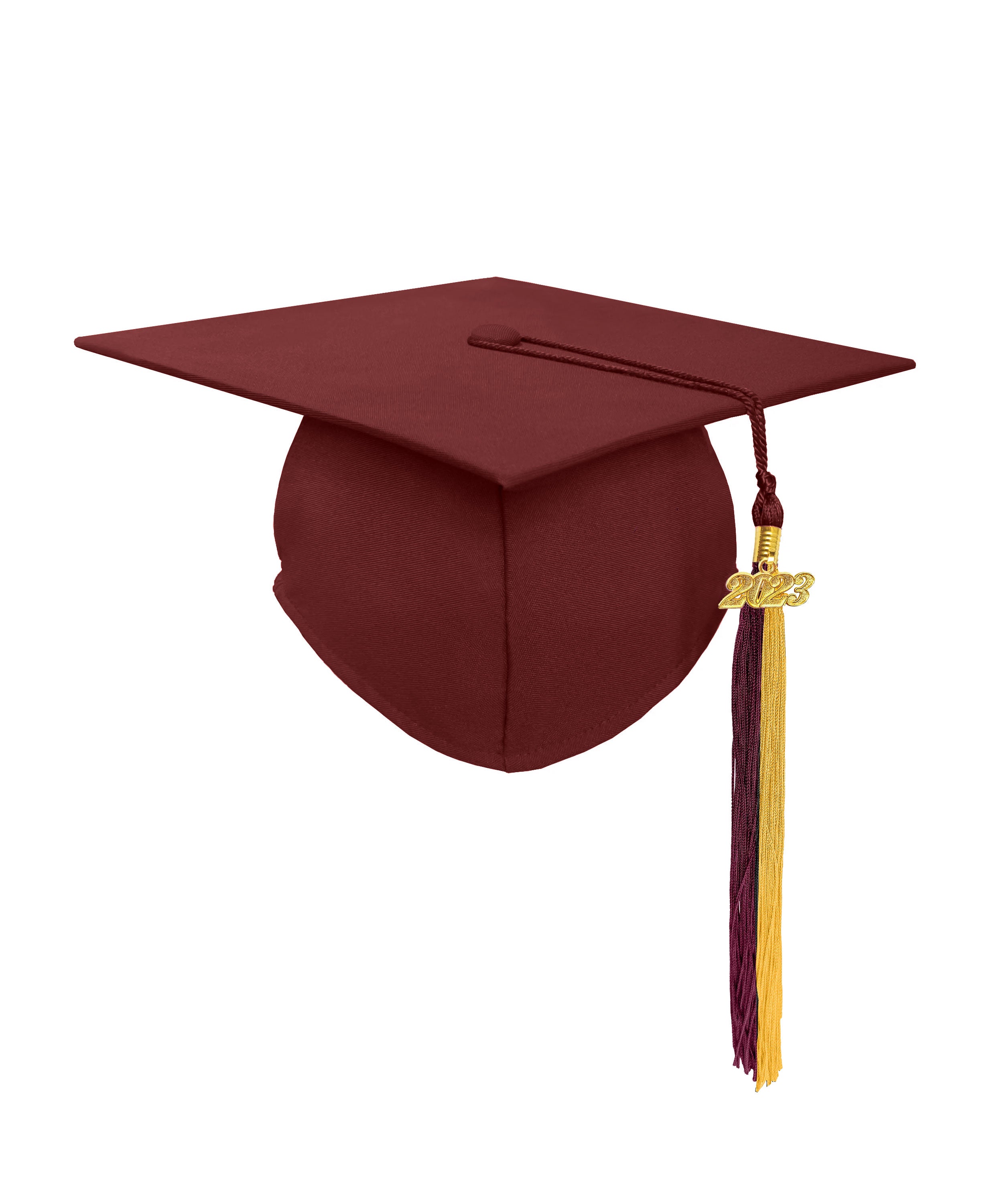 Matte Graduation Cap with Colourful Tassel Charm 2023|2024 for Middle & High School | Bachelor & Master Degree-CA graduation