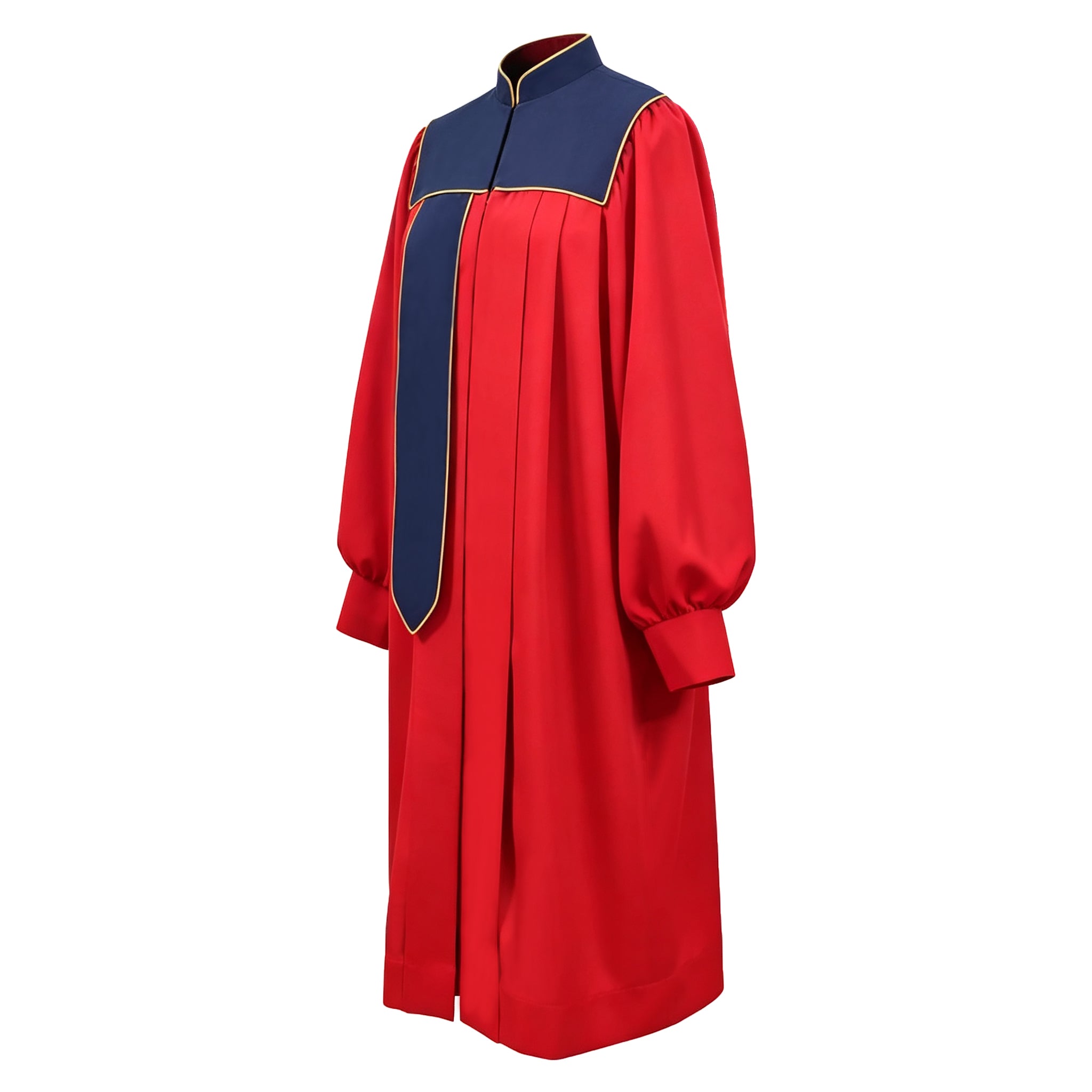 Custom Unisex Church Clergy Robe with Puff Sleeves|Premium Church Clergy Robe-CA graduation