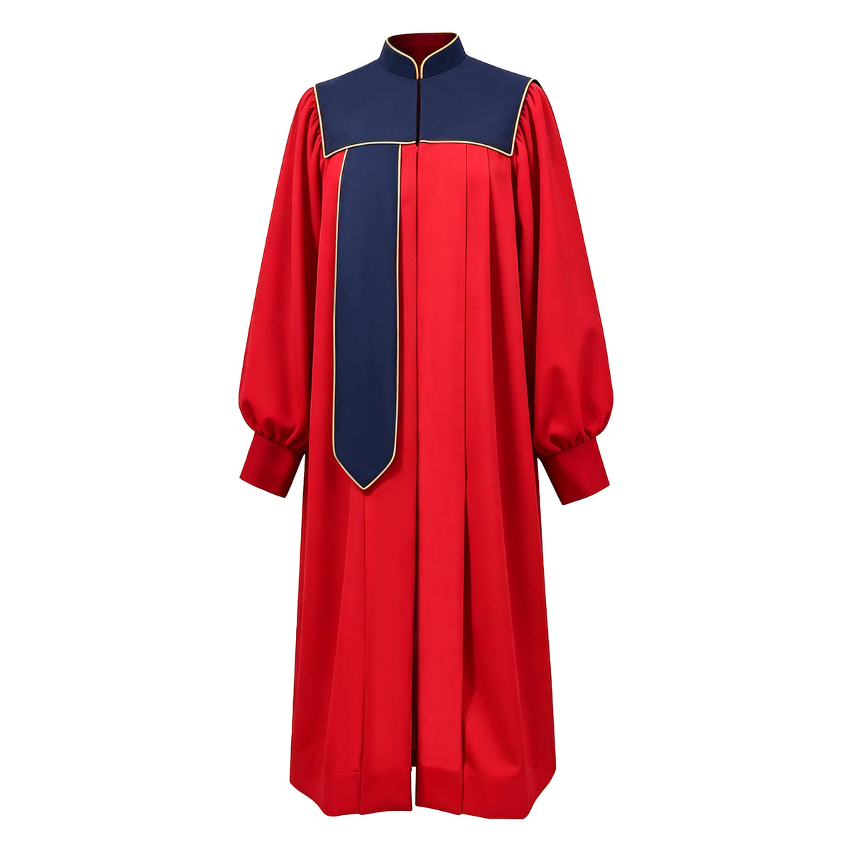 Custom Unisex Church Clergy Robe with Puff Sleeves|Premium Church Clergy Robe-CA graduation