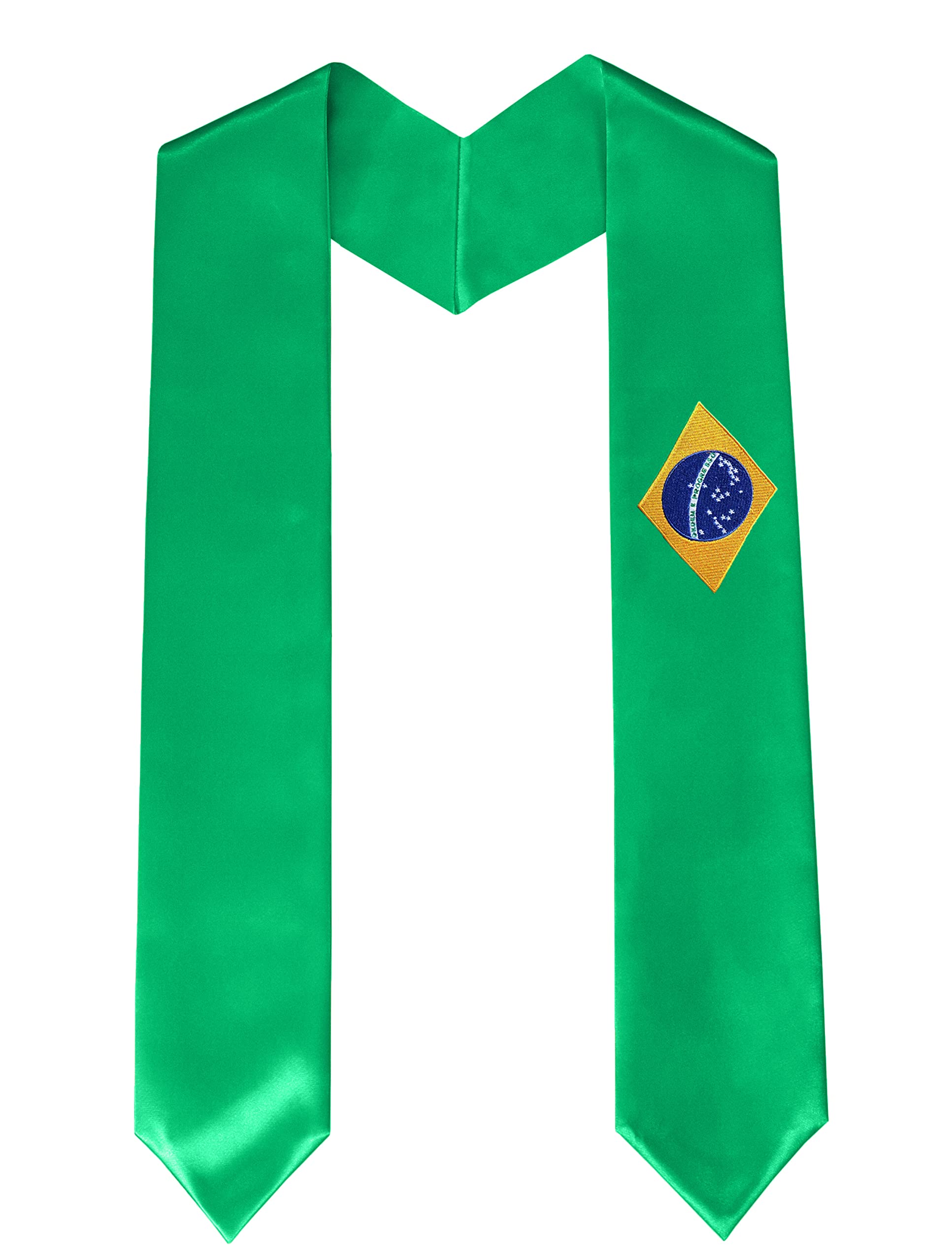 National Flag Graduation Stole 72” for International Students Unisex-CA graduation