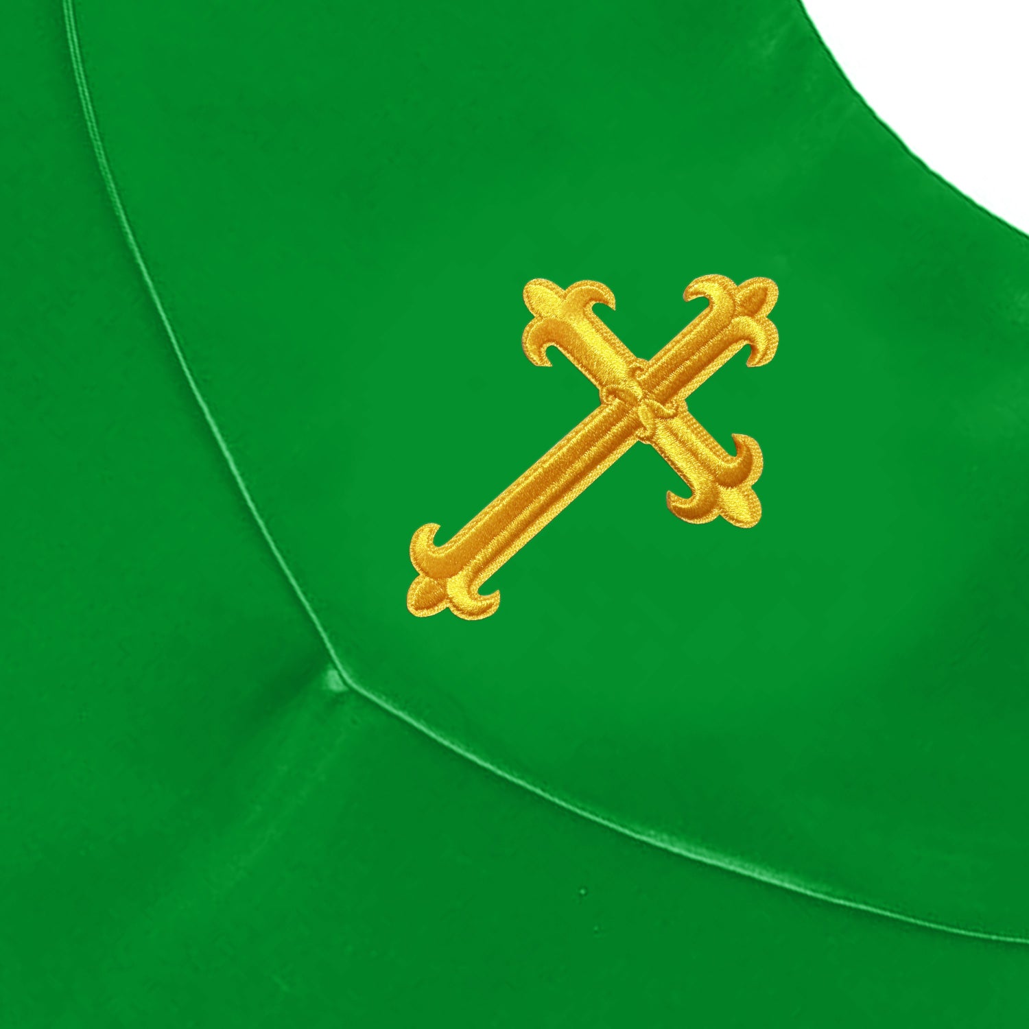 Unisex V Shape Choir Stole with Cross-CA graduation