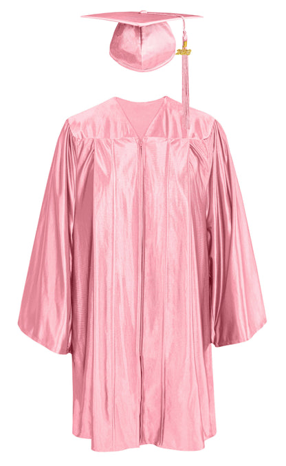 Shiny Kids Graduation Gown & Cap w/Tassel Charm for Home School|Preschool|Kindergarten-CA graduation