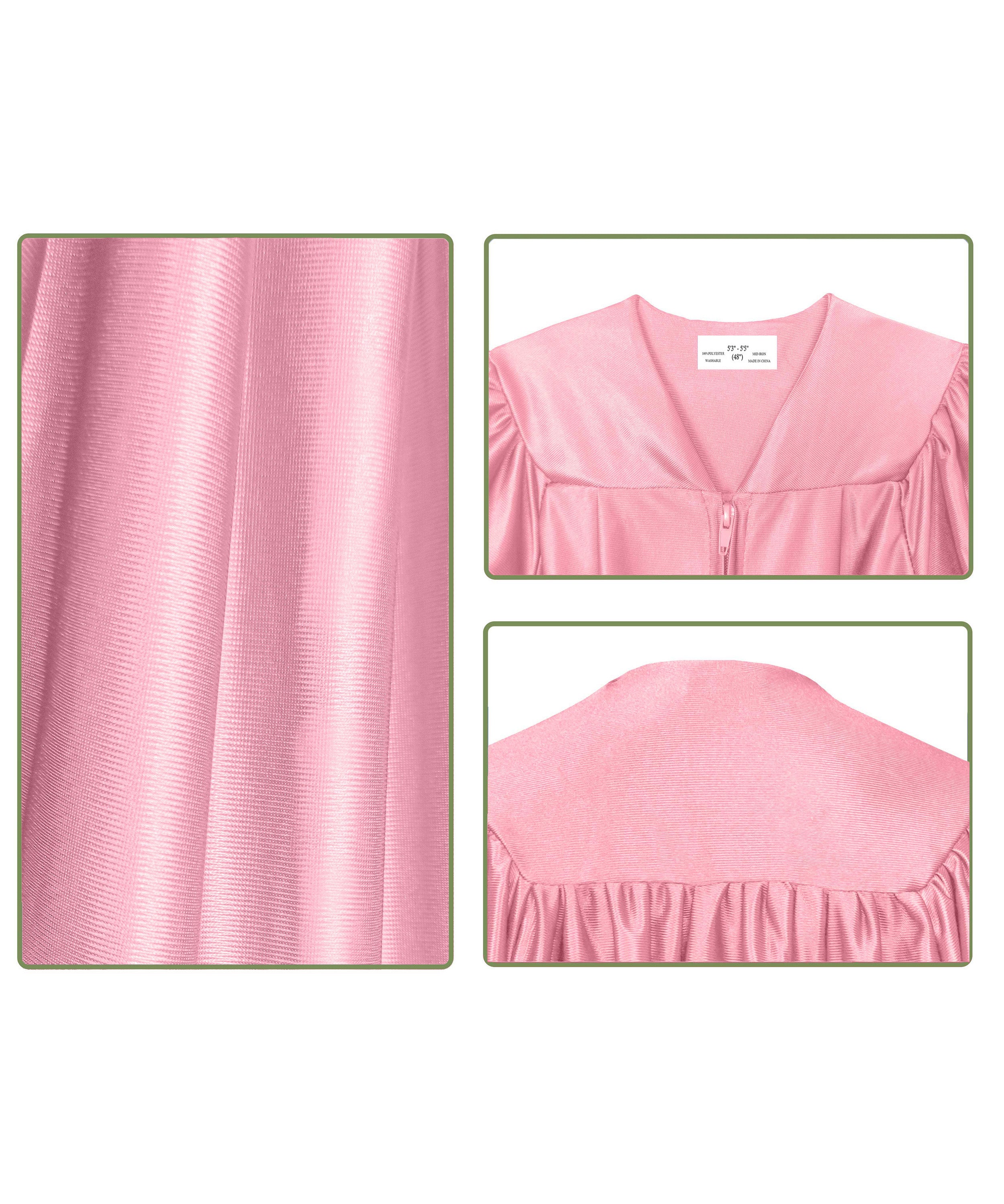 Choir Robe for Church | Shiny Graduation Gown for School | Baptism Confirmation Choir Costume-CA graduation