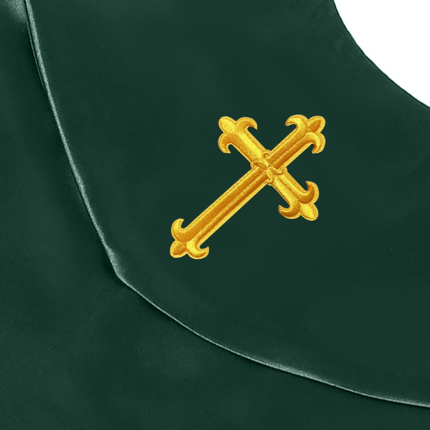 Unisex V Shape Choir Stole with Cross-CA graduation