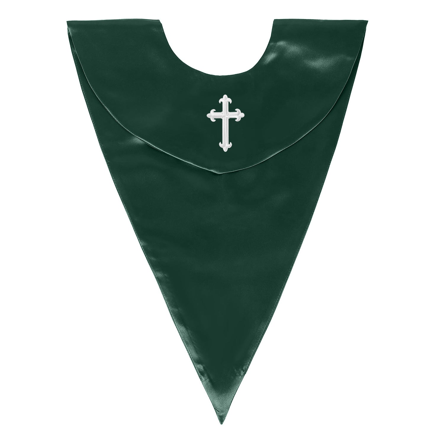 Unisex V Shape Choir Stole with Cross-CA graduation