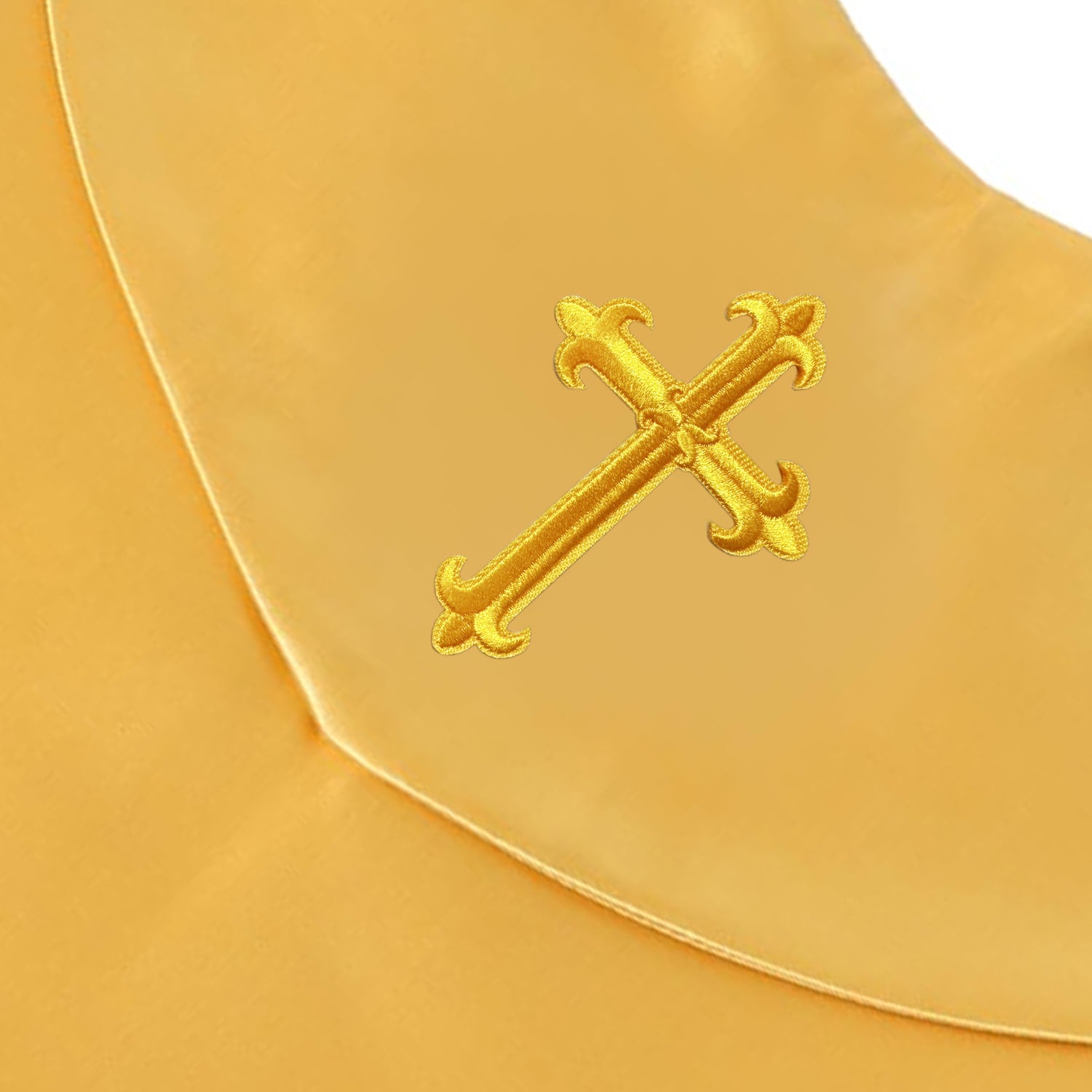 Unisex V Shape Choir Stole with Cross-CA graduation