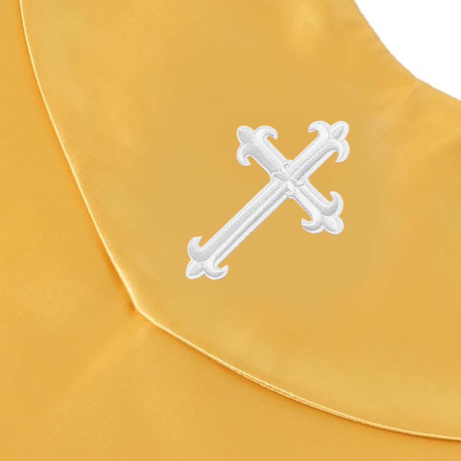 Unisex V Shape Choir Stole with Cross-CA graduation