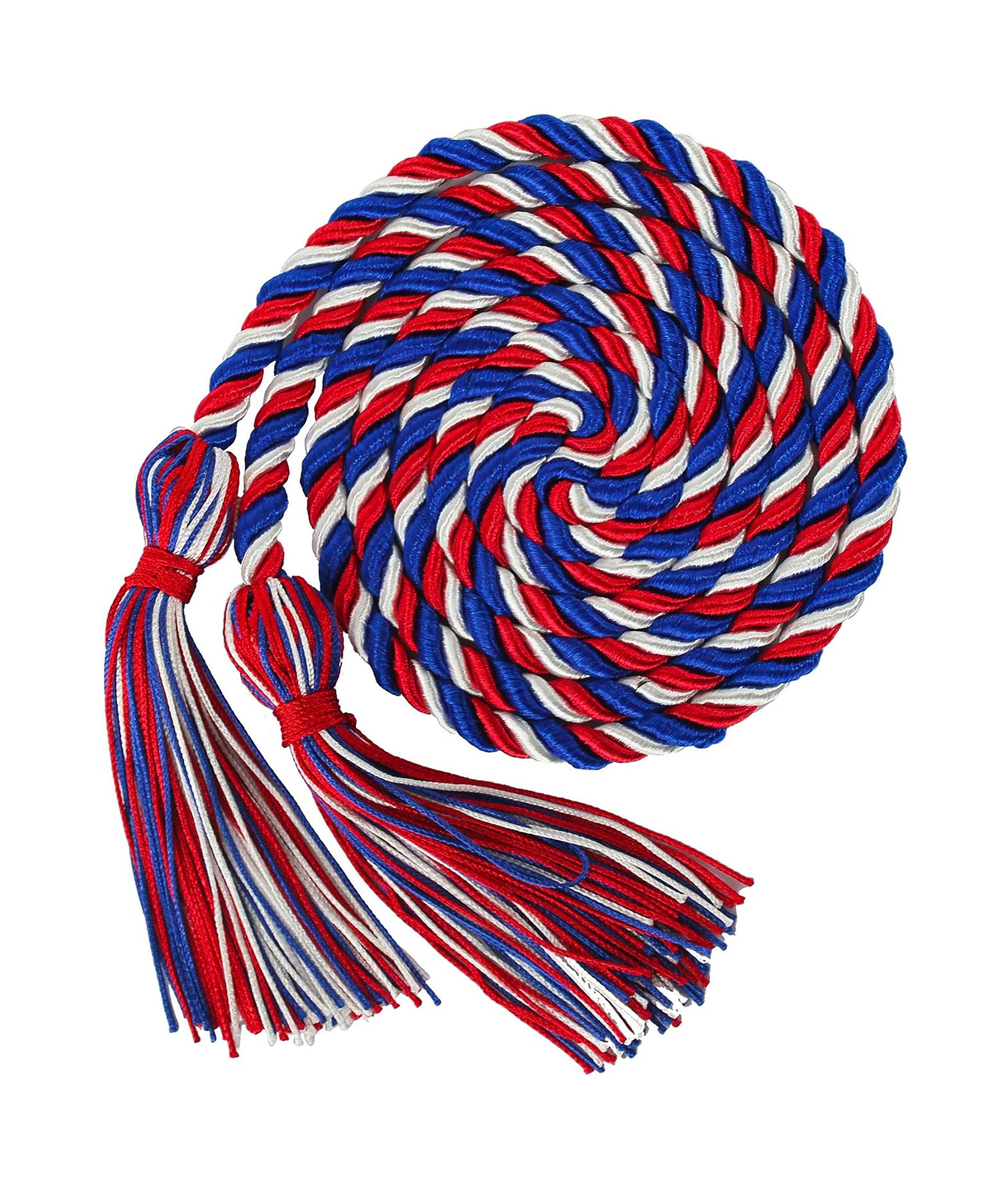 Graduation Honor Cord Three Color Mixed 68”-CA graduation