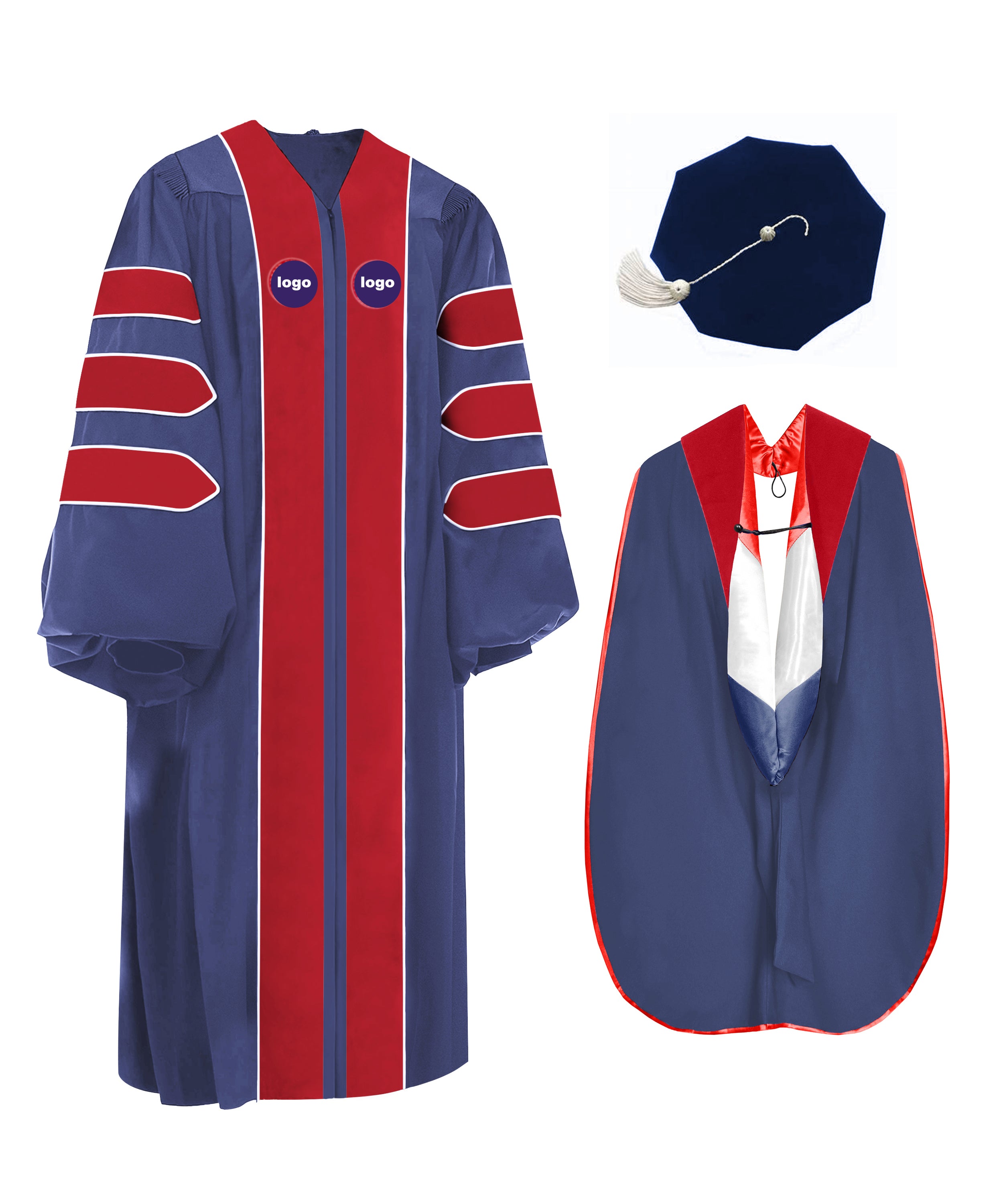 Custom Doctoral Gown Tam & Hood Package-CA graduation