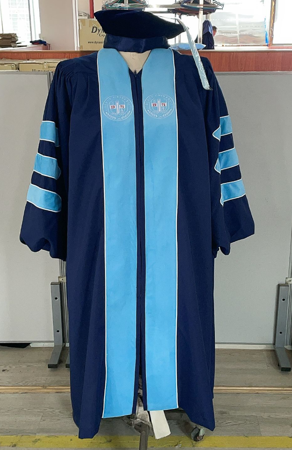 Custom Liberty University Doctoral Gown Tam & Hood Package-CA graduation