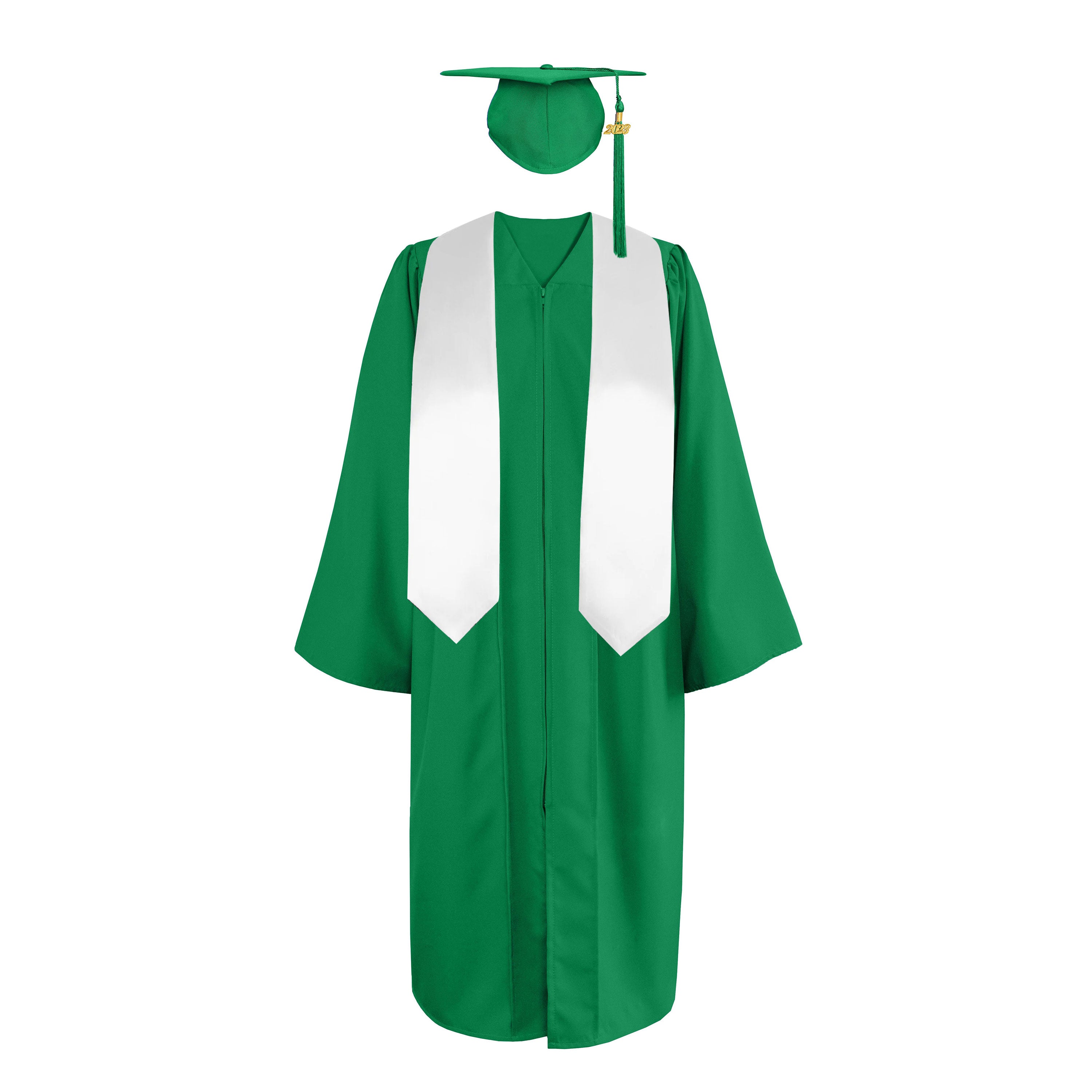 Matte Graduation Cap Gown and Stole