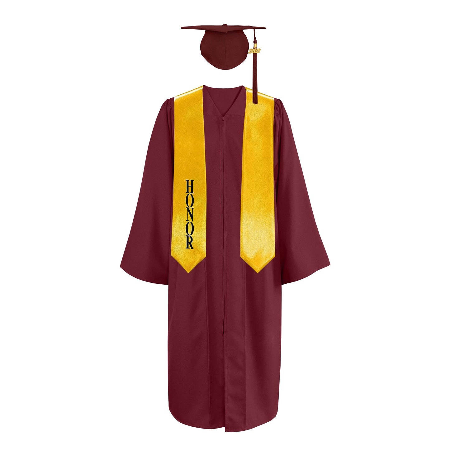 Matte Cap, Gown,Tassel & Honor Stole 60” Package | graduate graduation gown-CA graduation