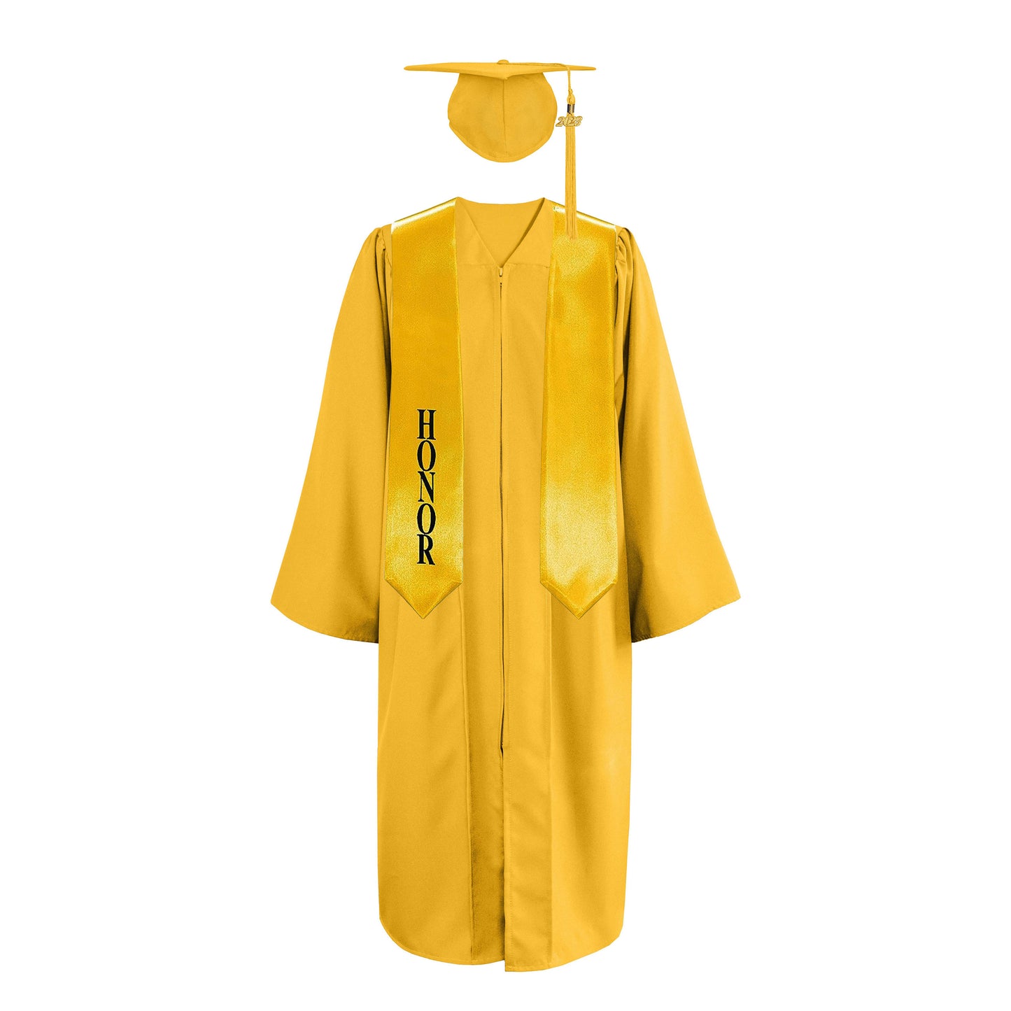 Matte Cap, Gown,Tassel & Honor Stole 60” Package | graduate graduation gown-CA graduation