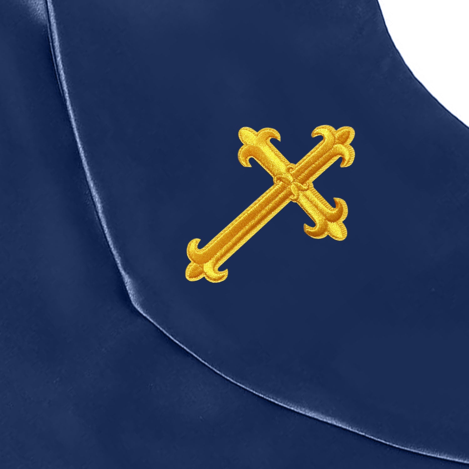 Unisex V Shape Choir Stole with Cross-CA graduation