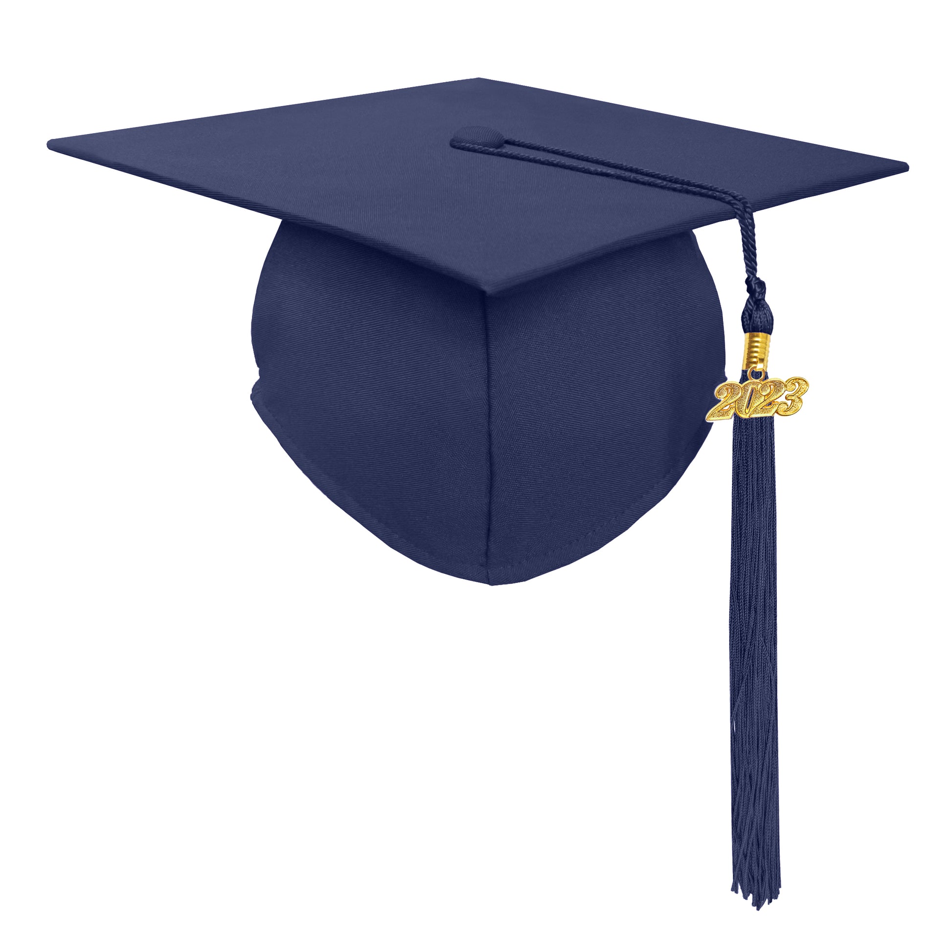 Matte Graduation Cap with Tassel Charm 2023 | 2024 for Middle & High School | Bachelor & Master Degree-CA graduation