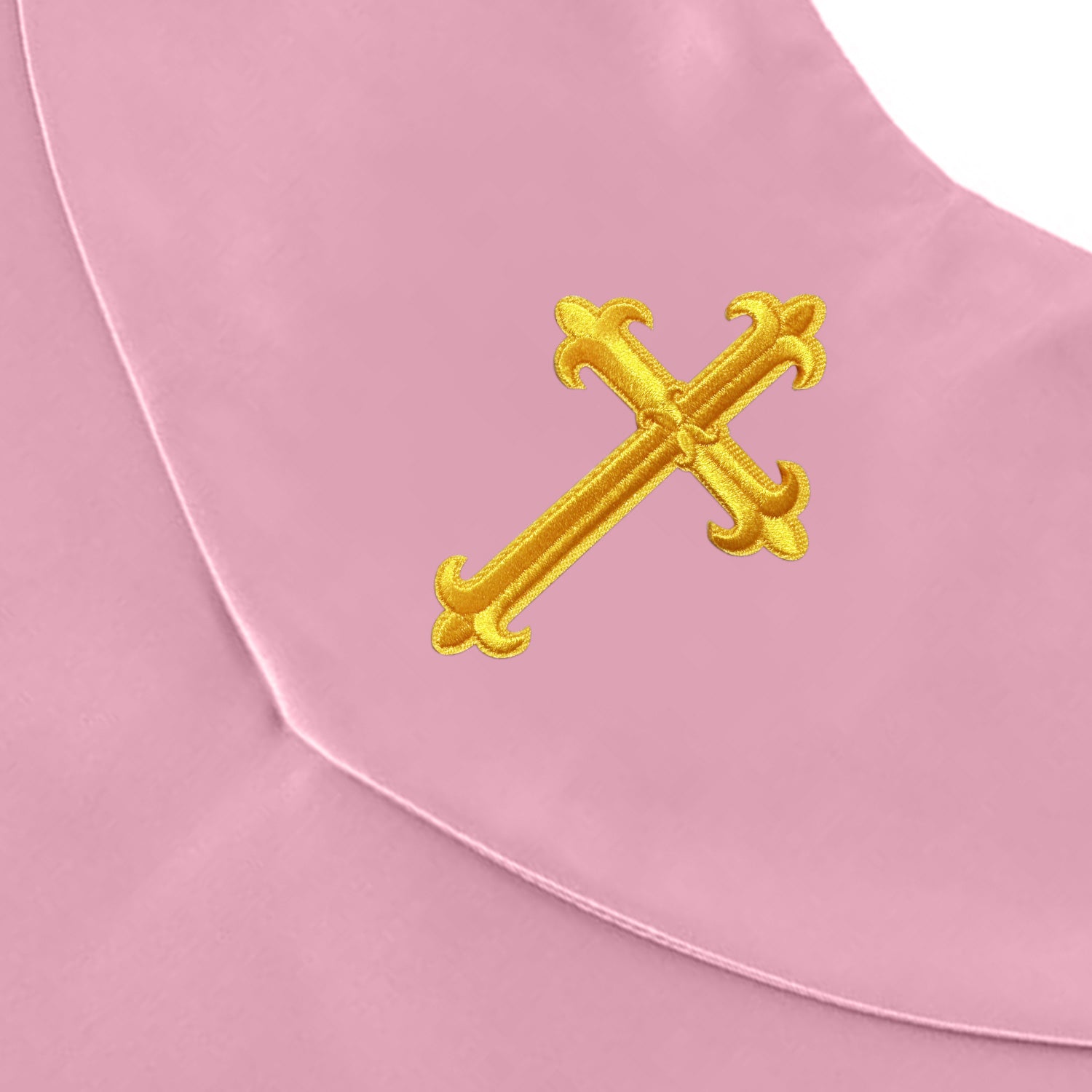 Unisex V Shape Choir Stole with Cross-CA graduation