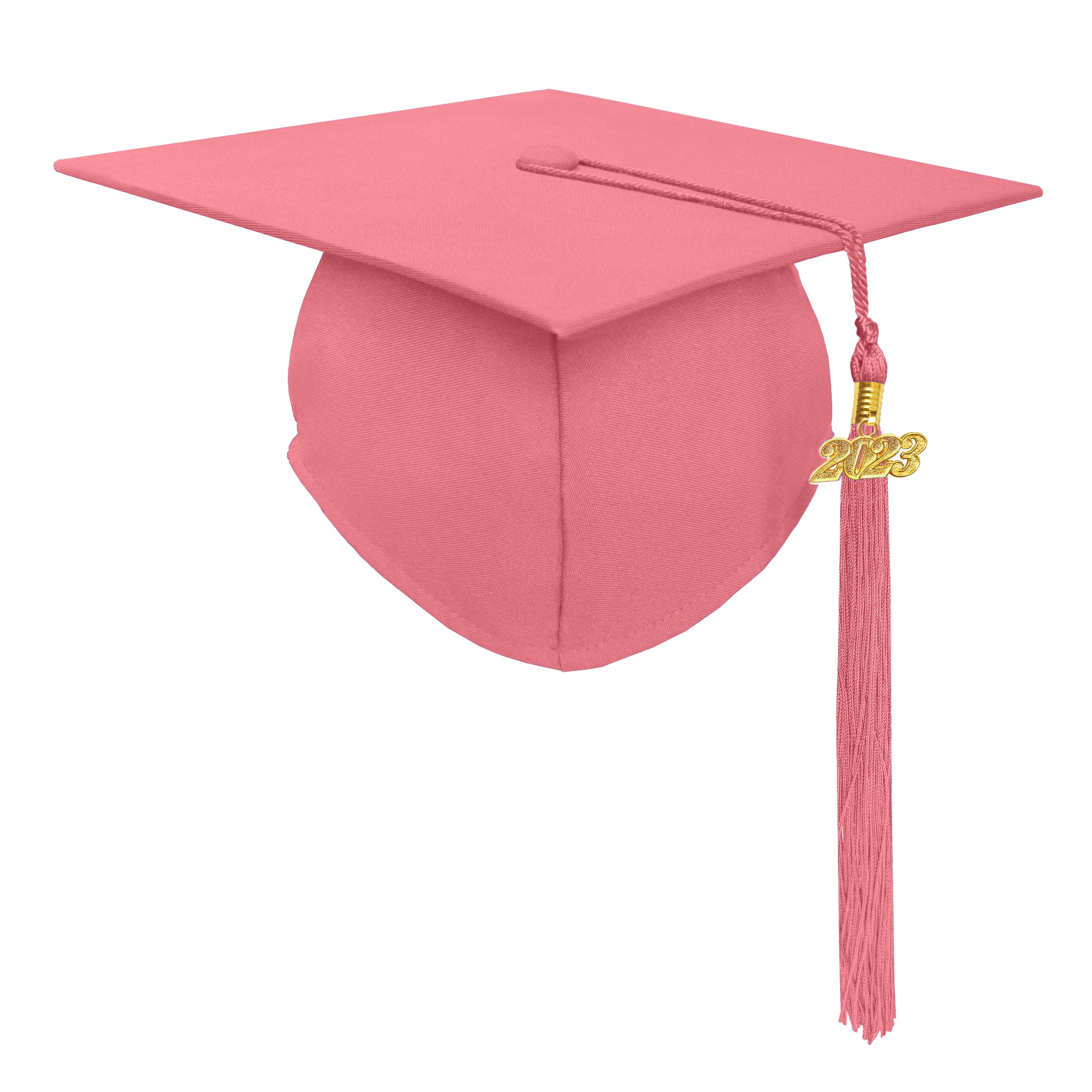 Matte Graduation Cap with Tassel Charm 2023 | 2024 for Middle & High School | Bachelor & Master Degree-CA graduation