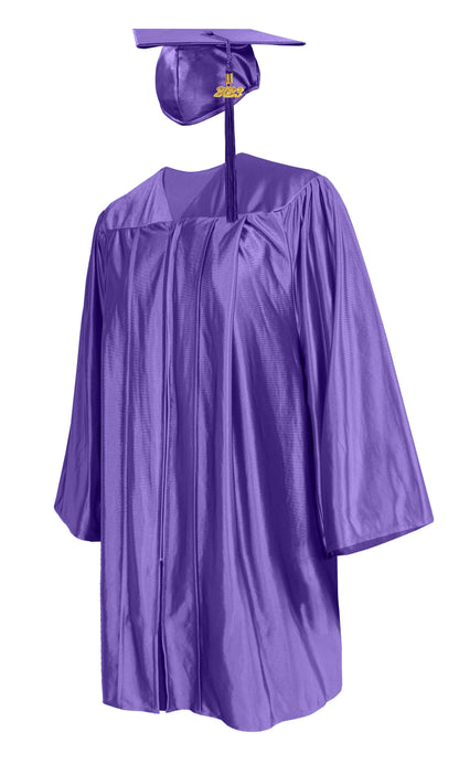 Shiny Kids Graduation Gown & Cap w/Tassel Charm for Home School|Preschool|Kindergarten-CA graduation