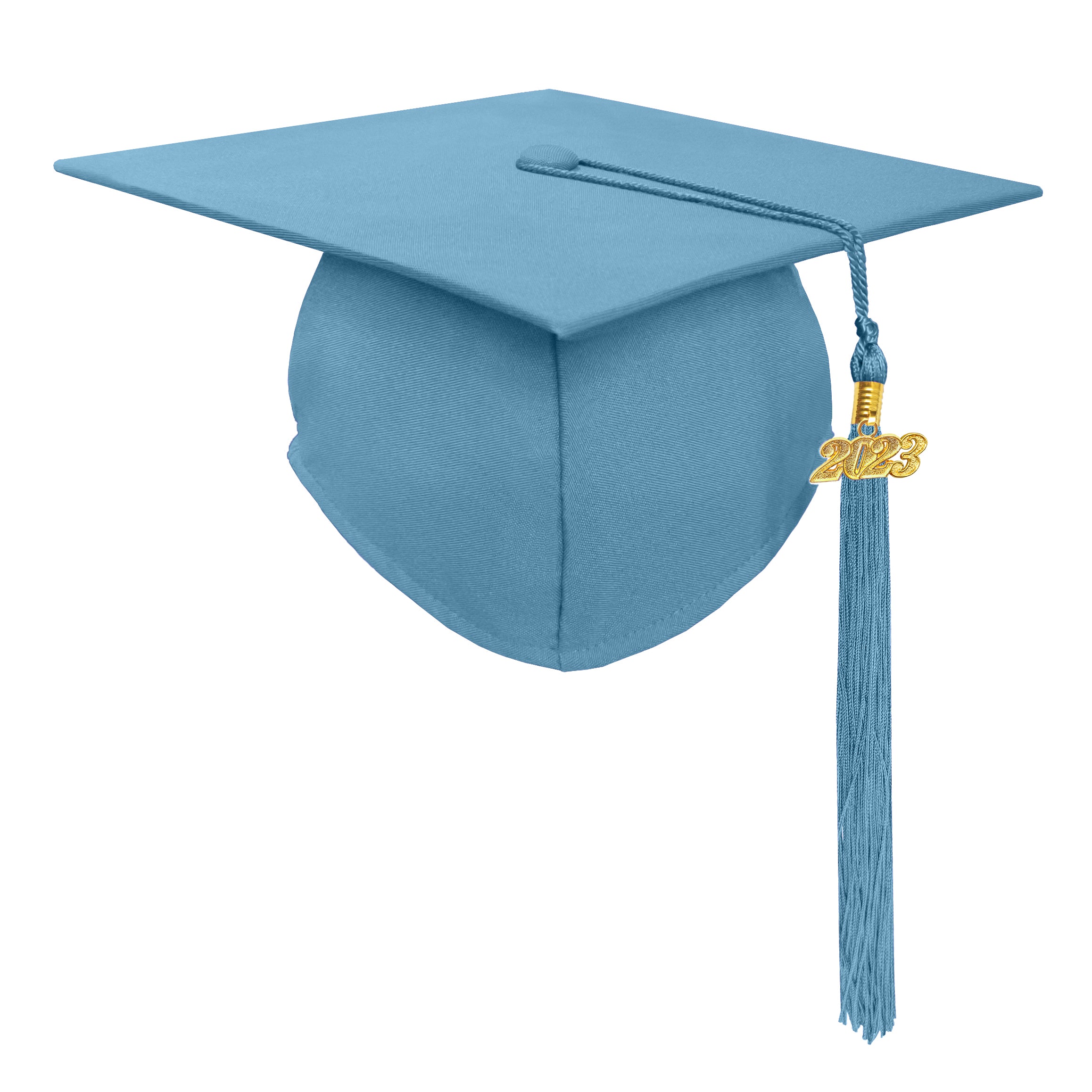 Matte Graduation Cap with Tassel Charm 2023 | 2024 for Middle & High School | Bachelor & Master Degree-CA graduation