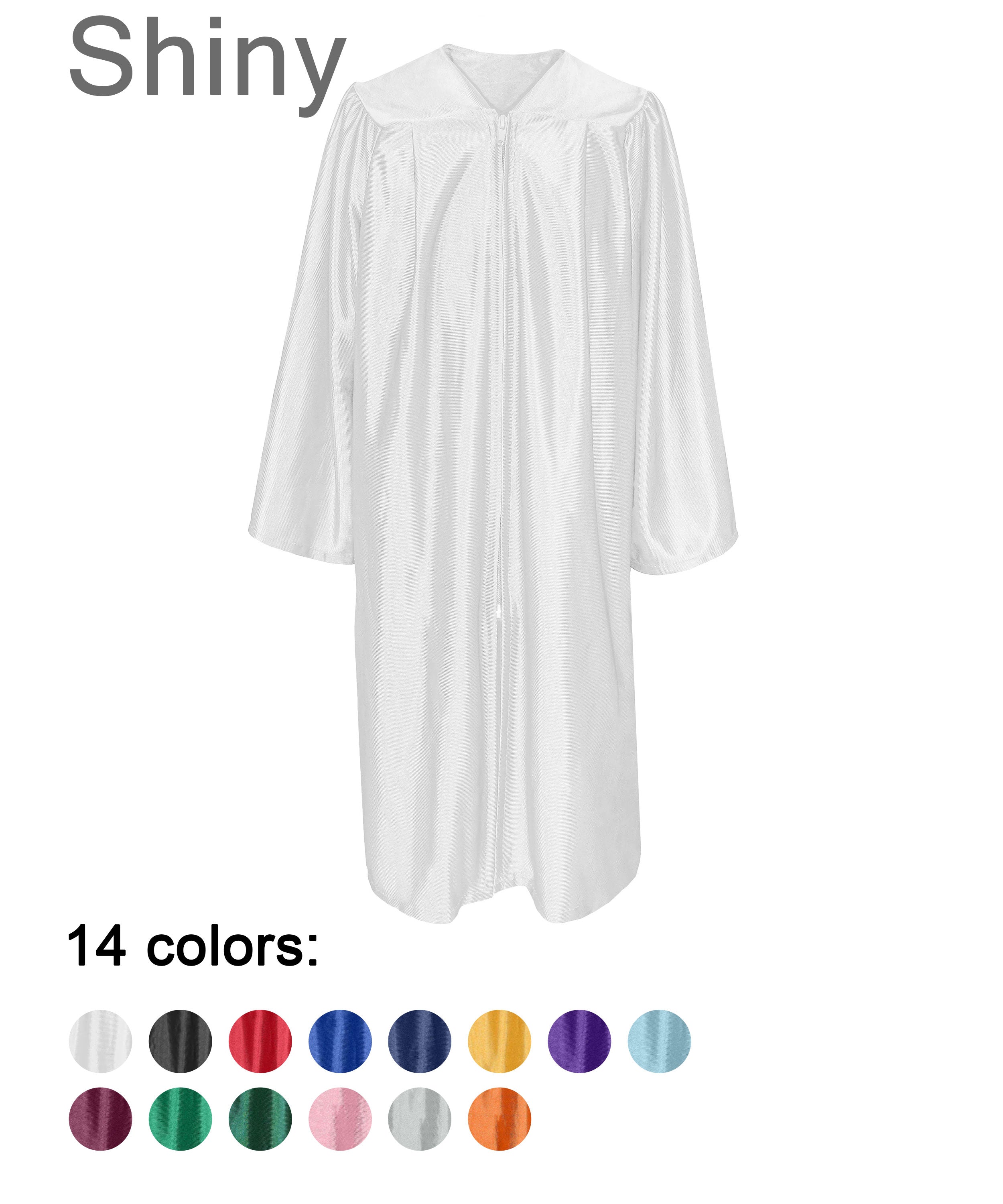 Choir Robe for Church, Shiny Graduation Gown for School, Choir Costume ...