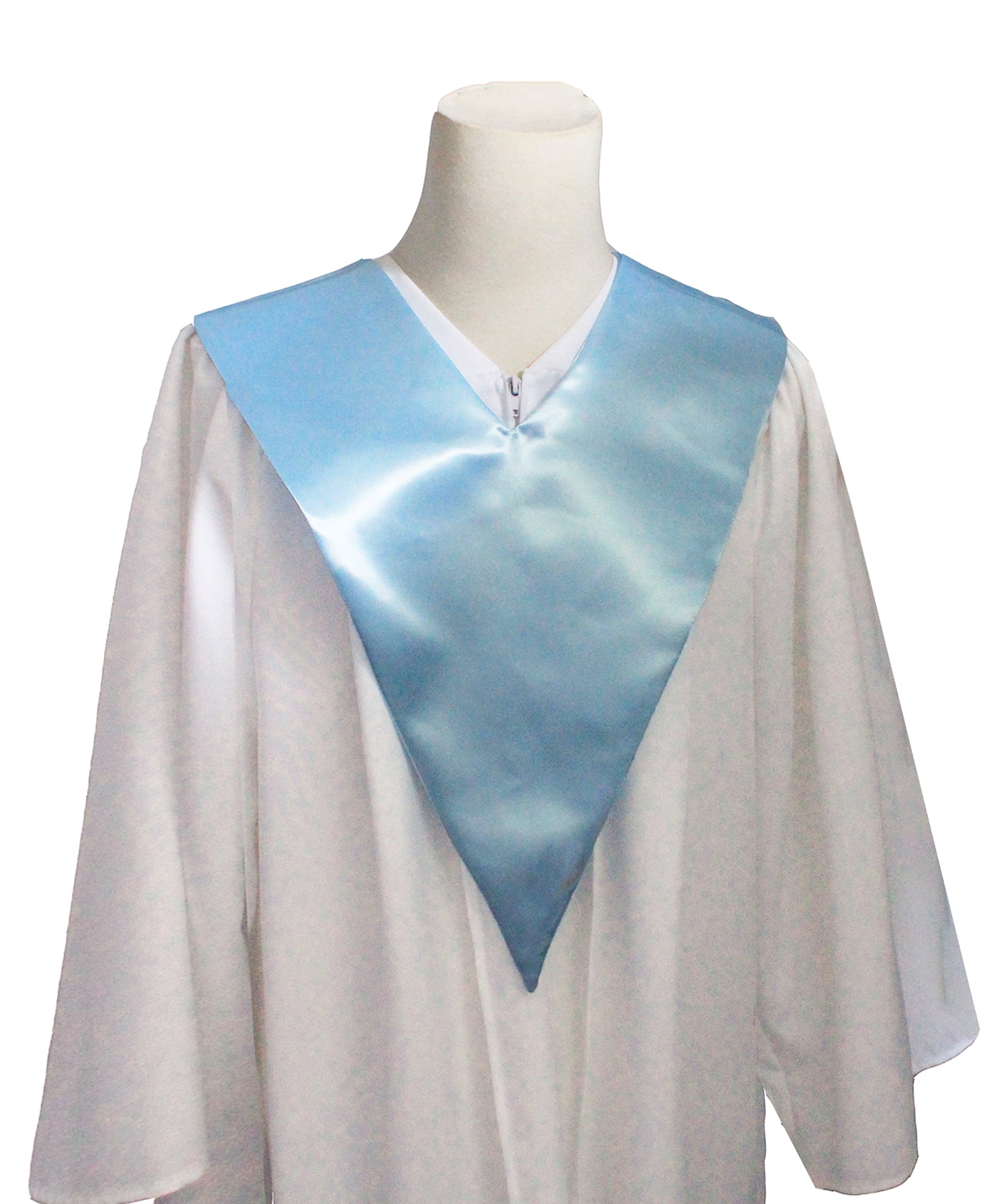 Traditional One Color V Stoles -Rich Colors Available-CA graduation