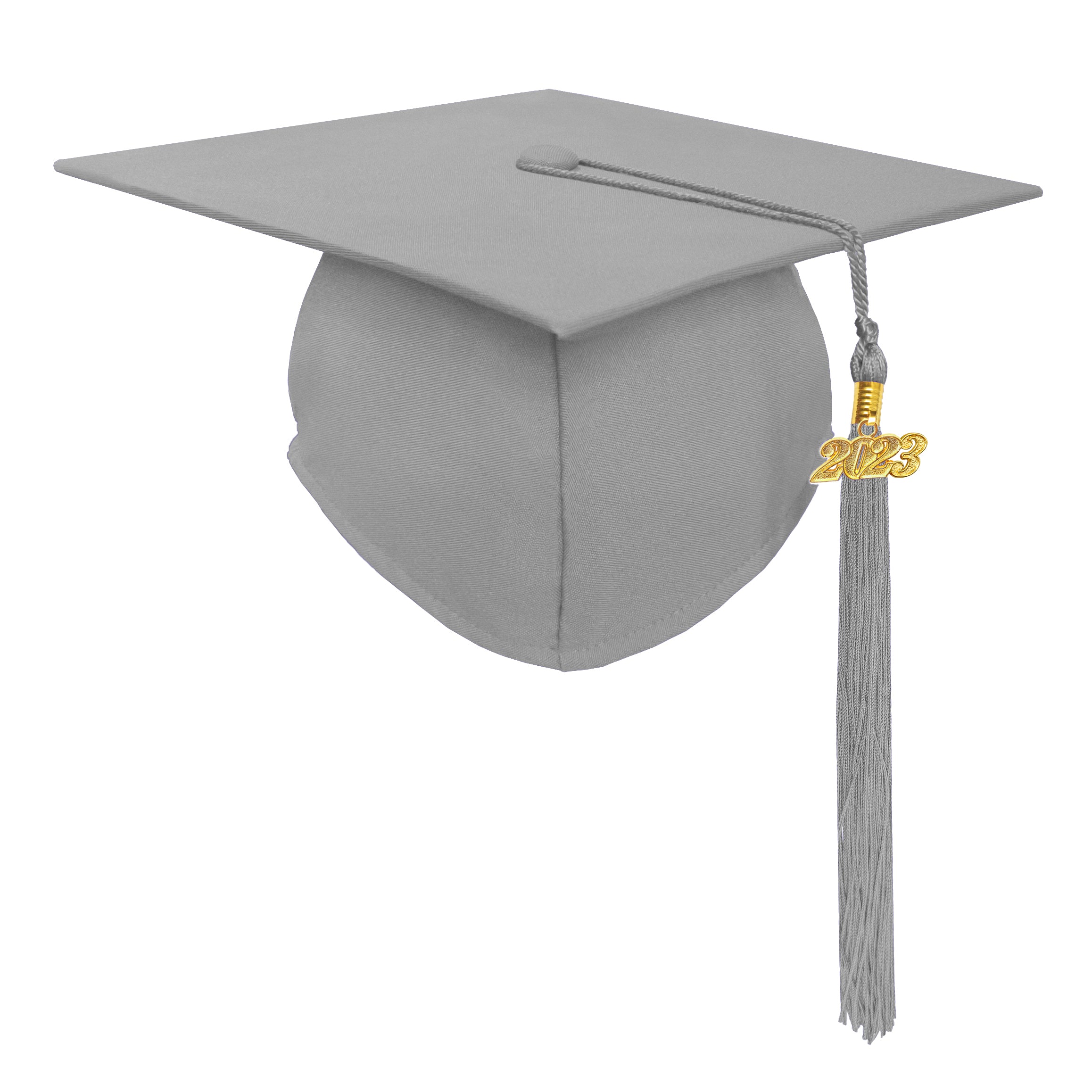 Matte Graduation Cap with Tassel Charm 2023 | 2024 for Middle & High School | Bachelor & Master Degree-CA graduation