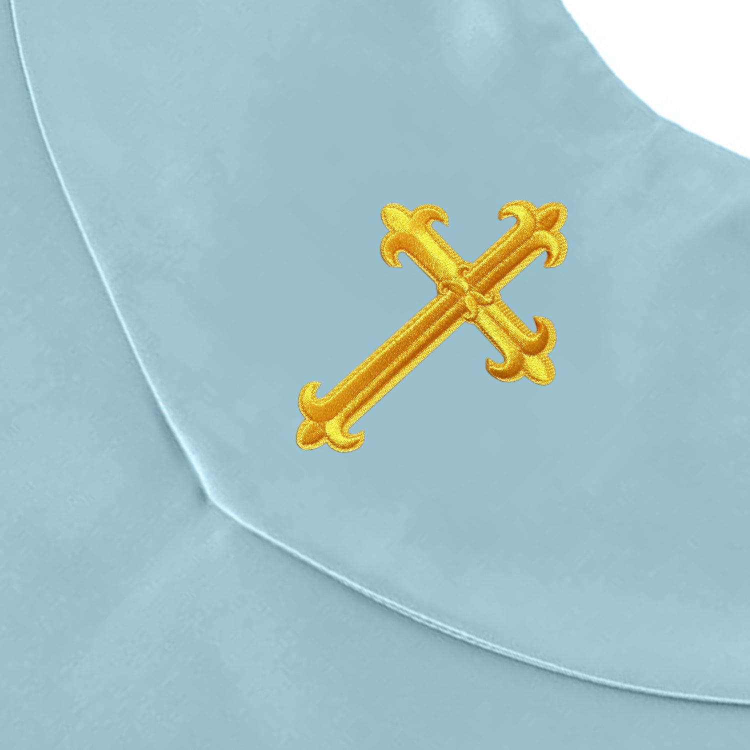 Unisex V Shape Choir Stole with Cross-CA graduation