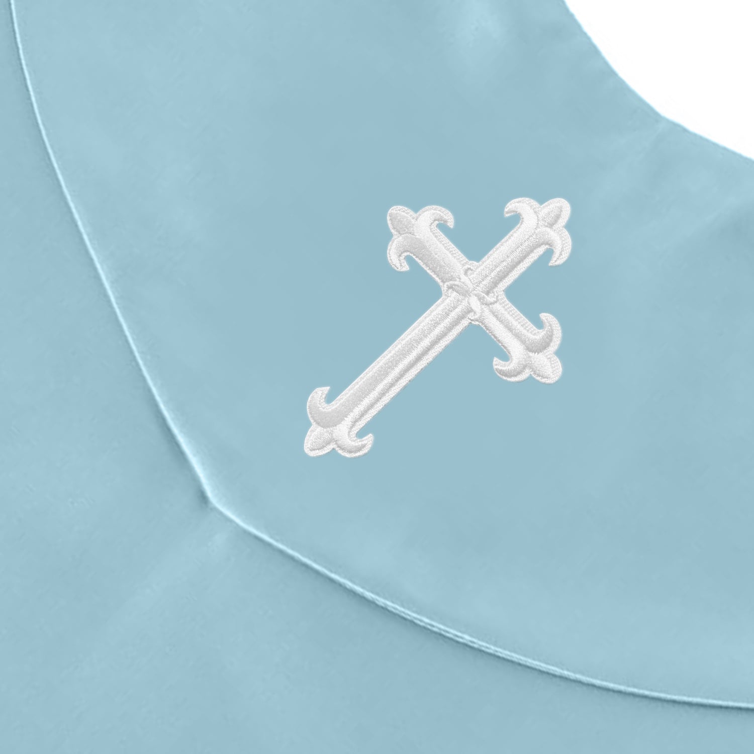 Unisex V Shape Choir Stole with Cross-CA graduation