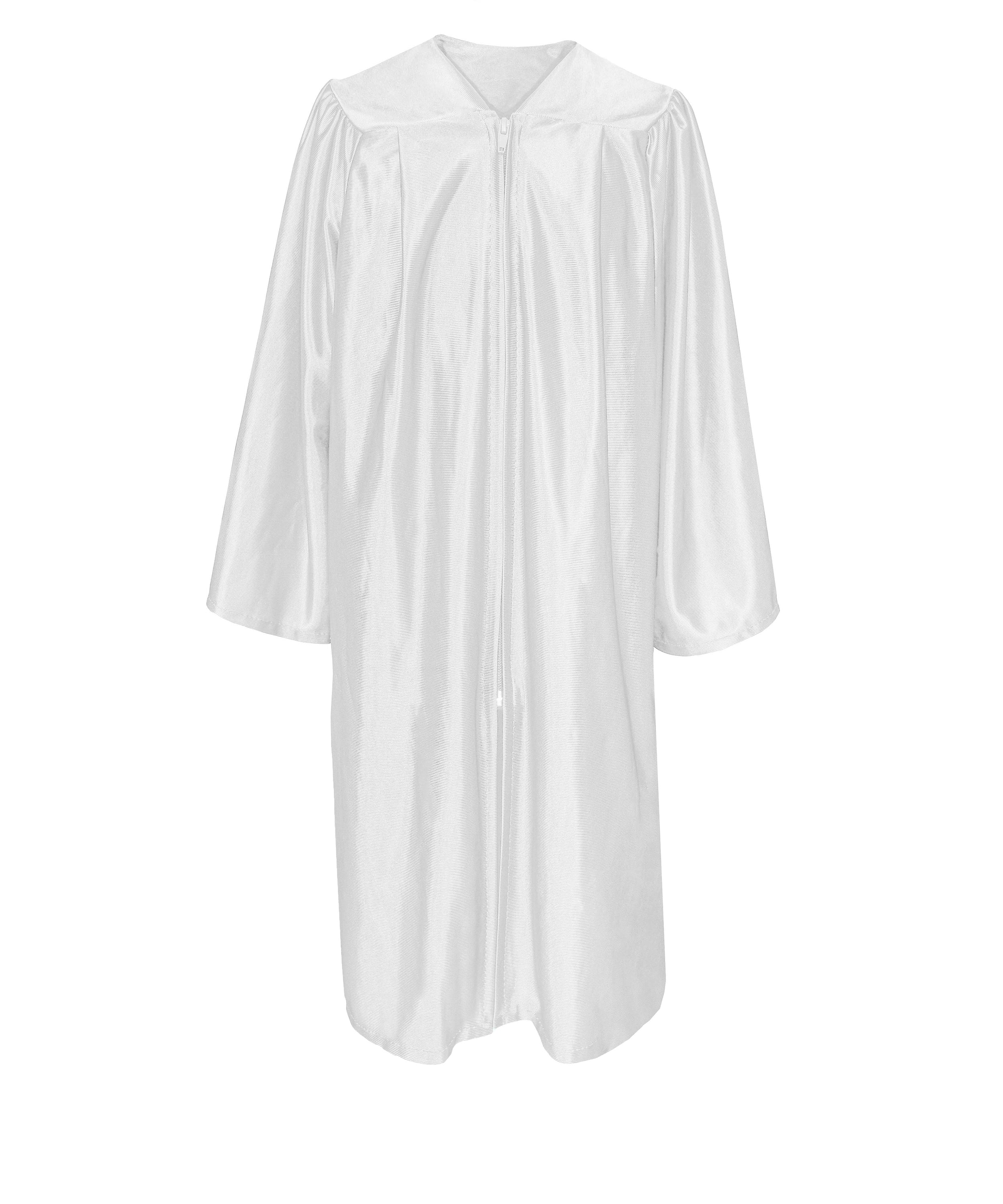 Choir Robe for Church | Shiny Graduation Gown for School | Baptism Confirmation Choir Costume-CA graduation