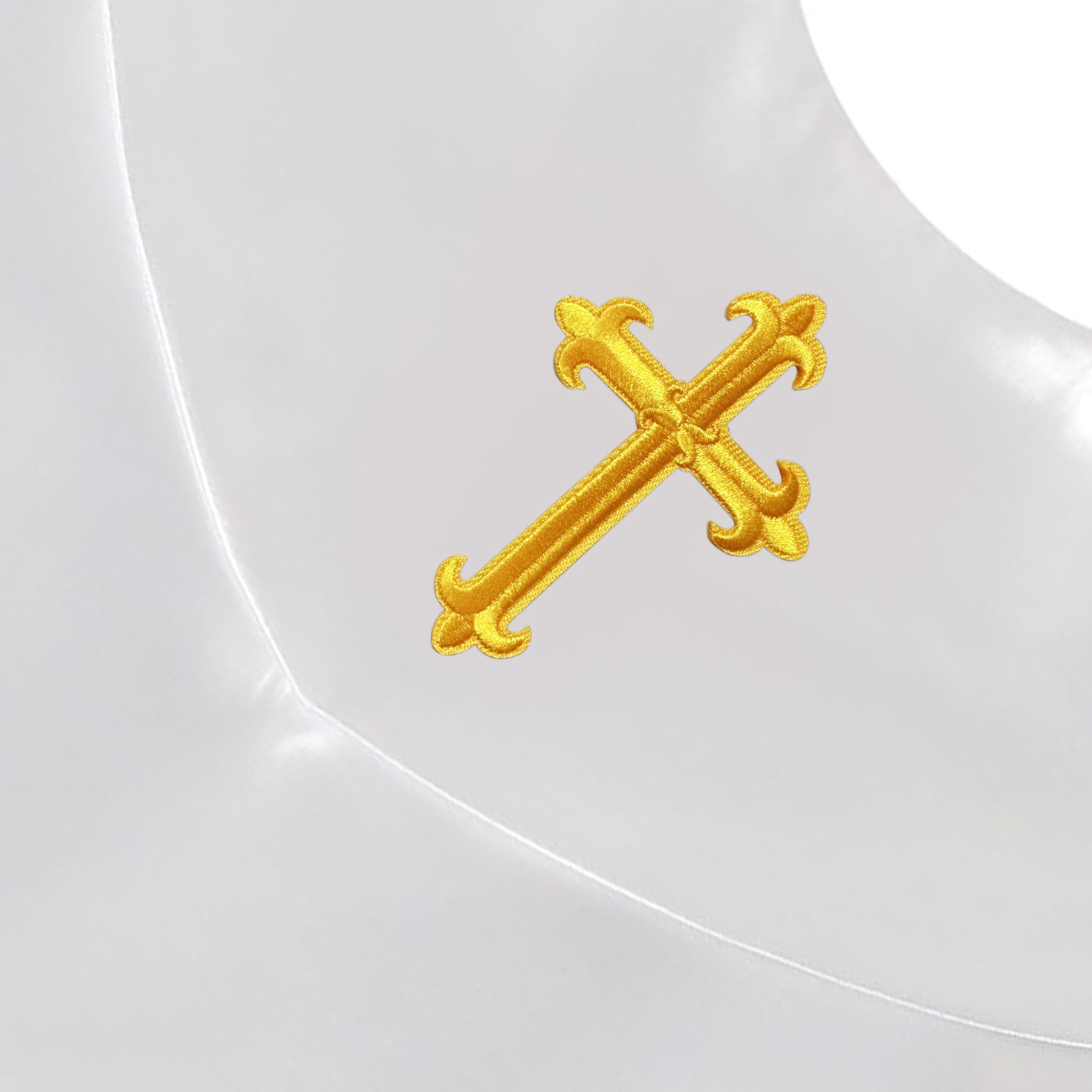 Unisex V Shape Choir Stole with Cross-CA graduation