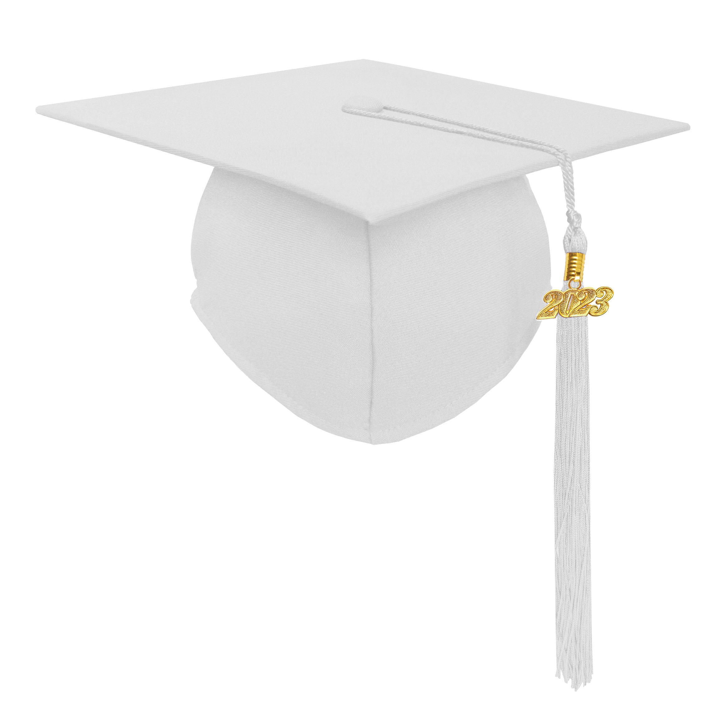 Matte Graduation Cap with Tassel Charm 2023 | 2024 for Middle & High School | Bachelor & Master Degree-CA graduation