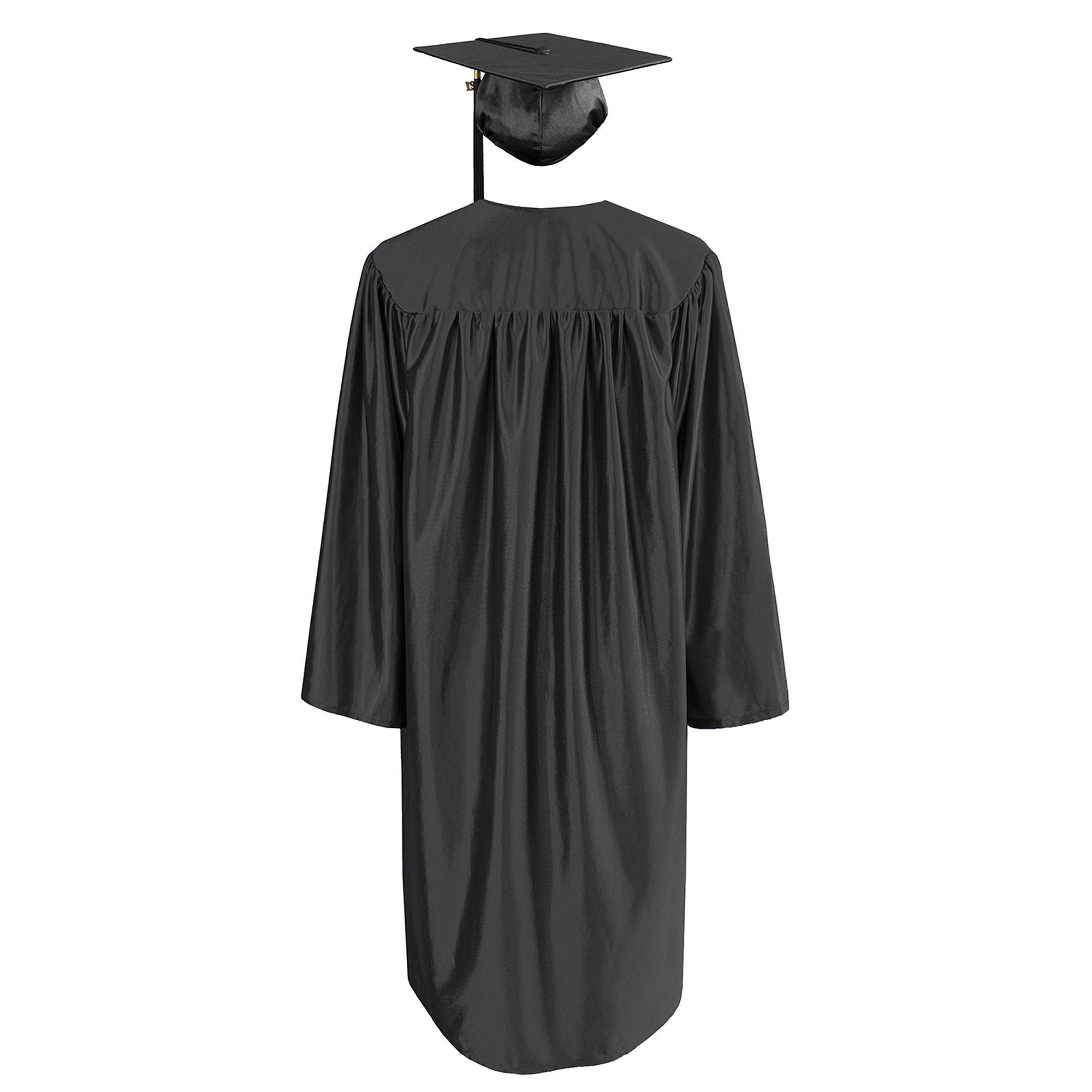 Shiny Graduation Gown & Cap with Tassel Charm 2023|2024 for Middle & High School | Bachelor Degree-CA graduation