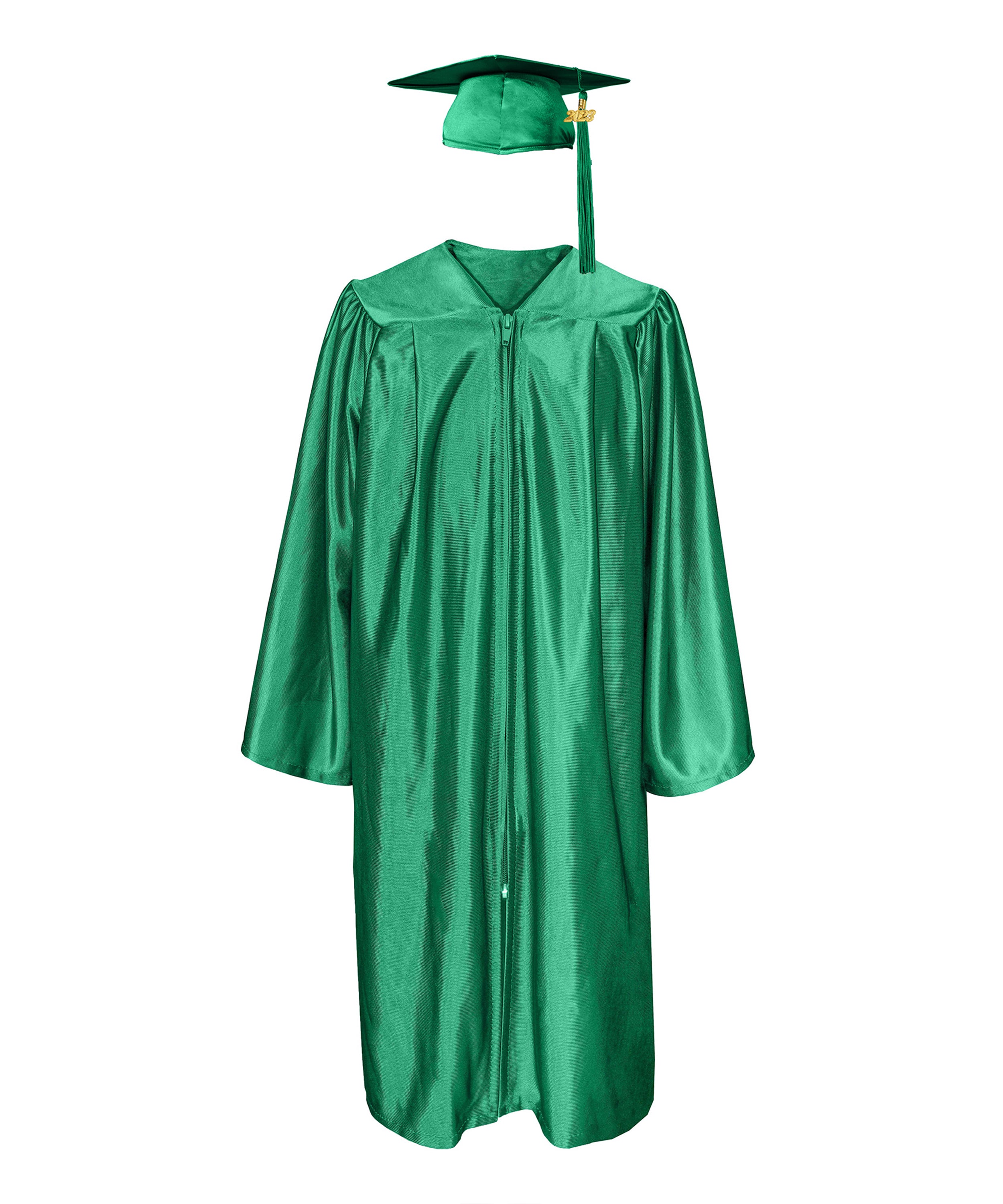 Shiny Graduation Gown & Cap with Tassel Charm 2023|2024 for Middle & High School | Bachelor Degree-CA graduation
